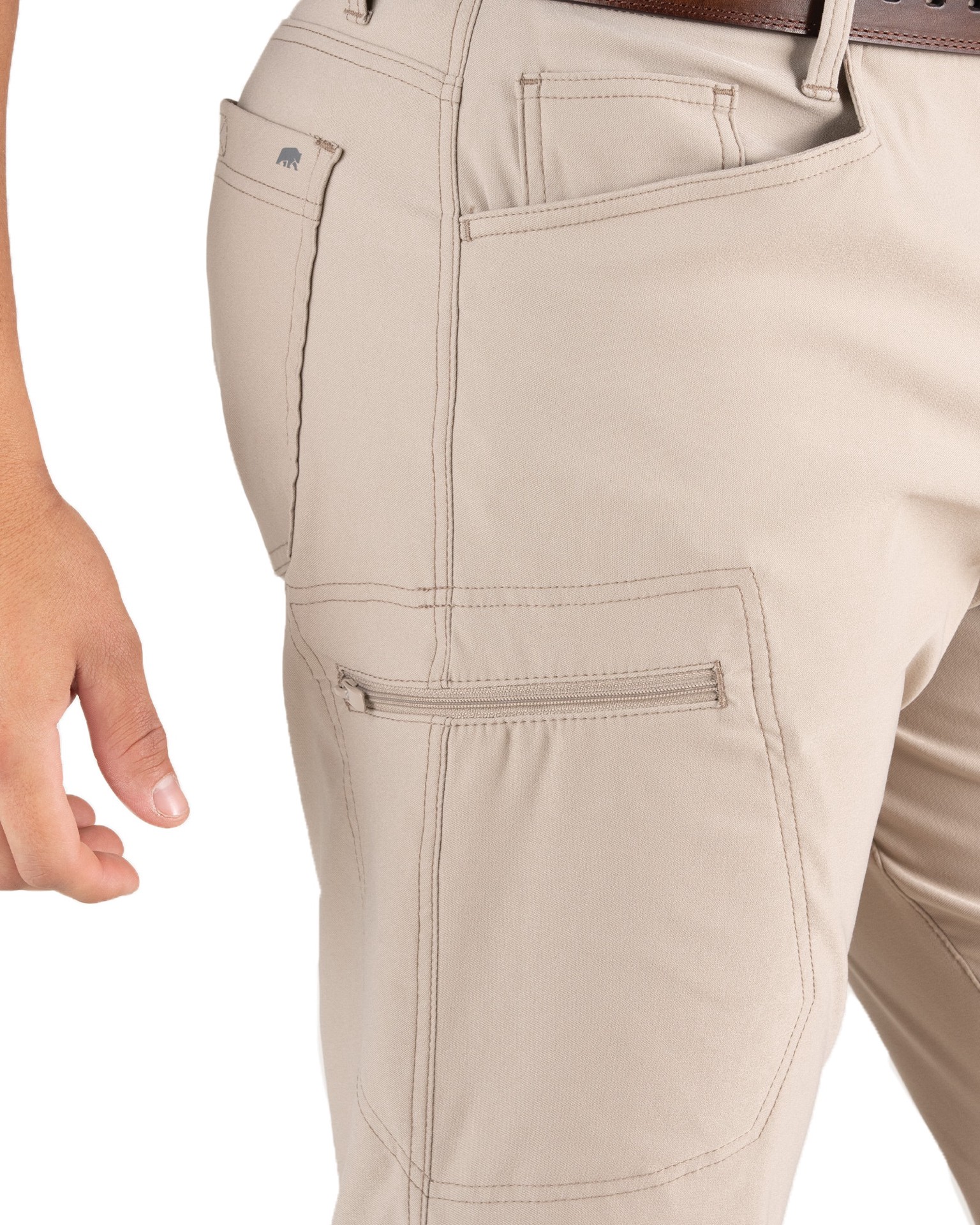 slide 3 of 4, BERNE APPAREL Men's Relaxed Fit Beige Twill Work pants ( 38 x 30 ), 1 ct