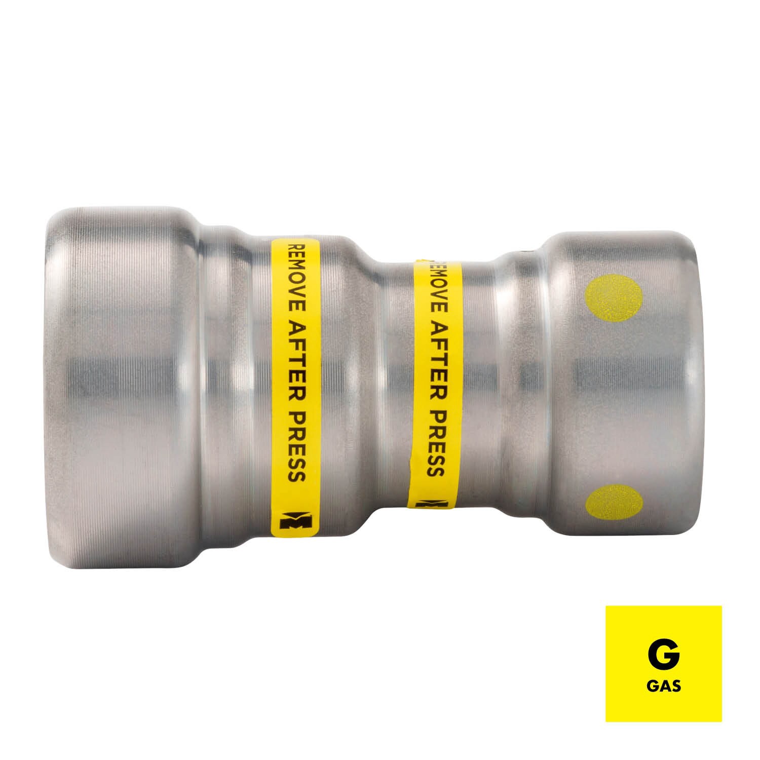 slide 2 of 6, Streamline Streamline 1-in PRS x 3/4-in PRS Carbon Steel Press Reducing Coupling, 1 ct