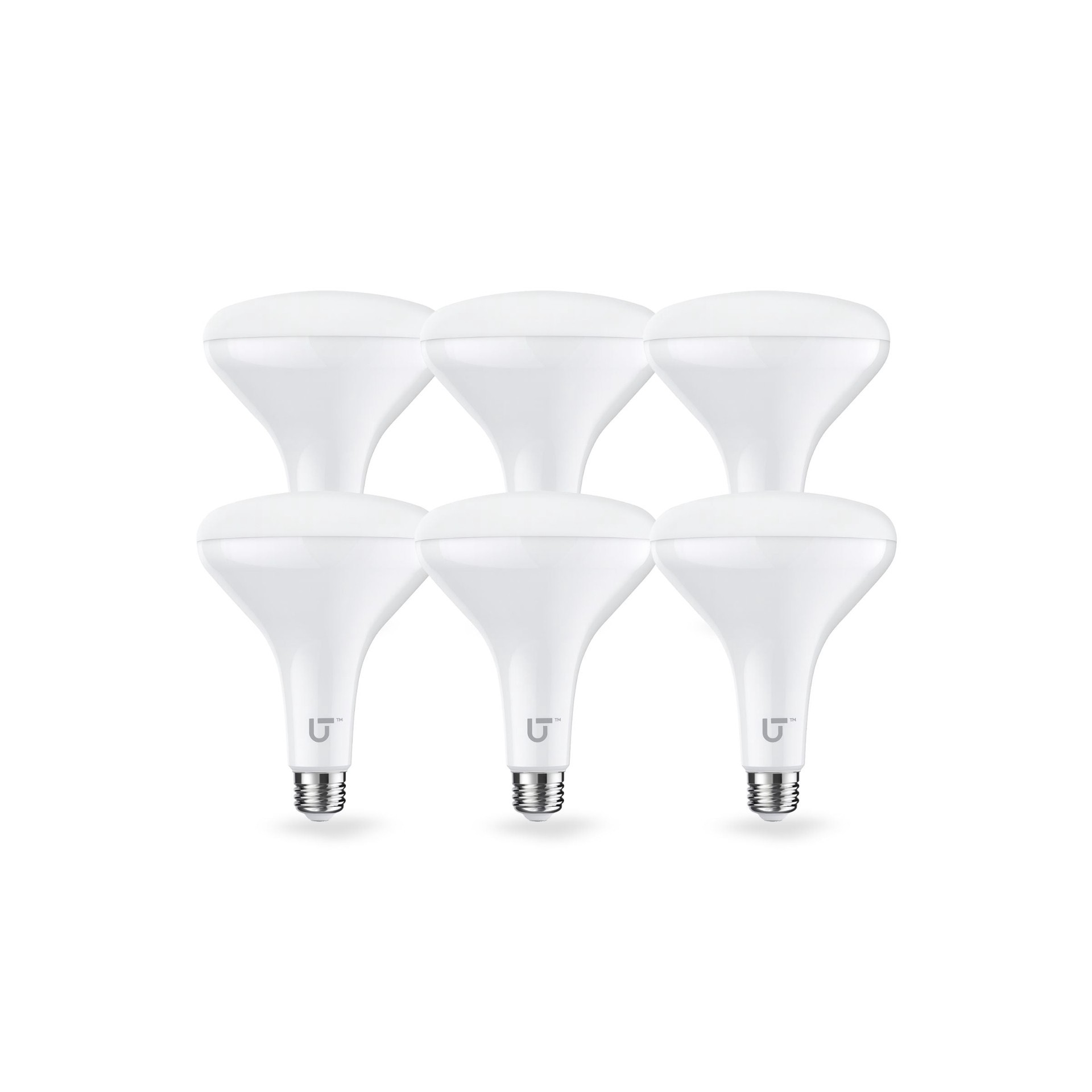 slide 3 of 6, Utilitech 65 -Watt EQ Medium base (E-26) LED Spot Flood Light Bulb, 1 ct