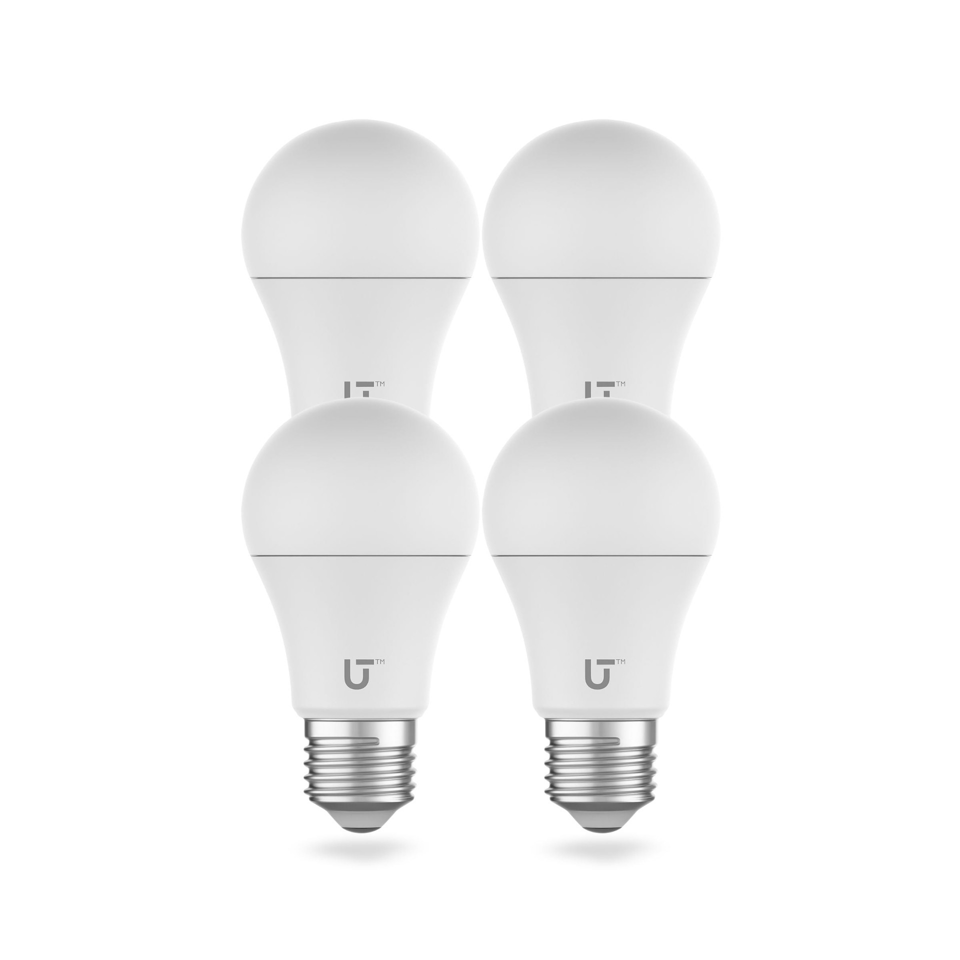 slide 4 of 6, Utilitech 100 -Watt EQ A19 Soft white Medium base (E-26) Dimmable LED General purpose Light Bulb 4 -Pack, 1 ct