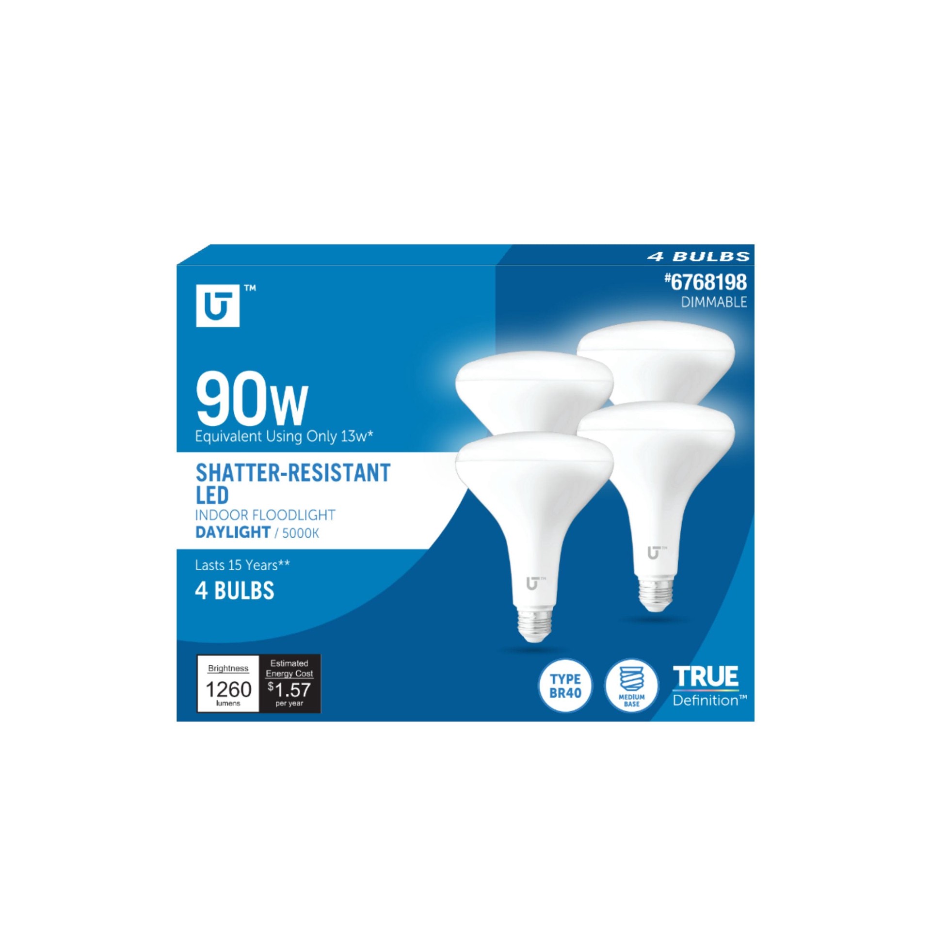 Utilitech Led Bulb Utilitech 65 -Watt EQ Medium screw base E26 LED Spot Flood Light Bulb 1 ...