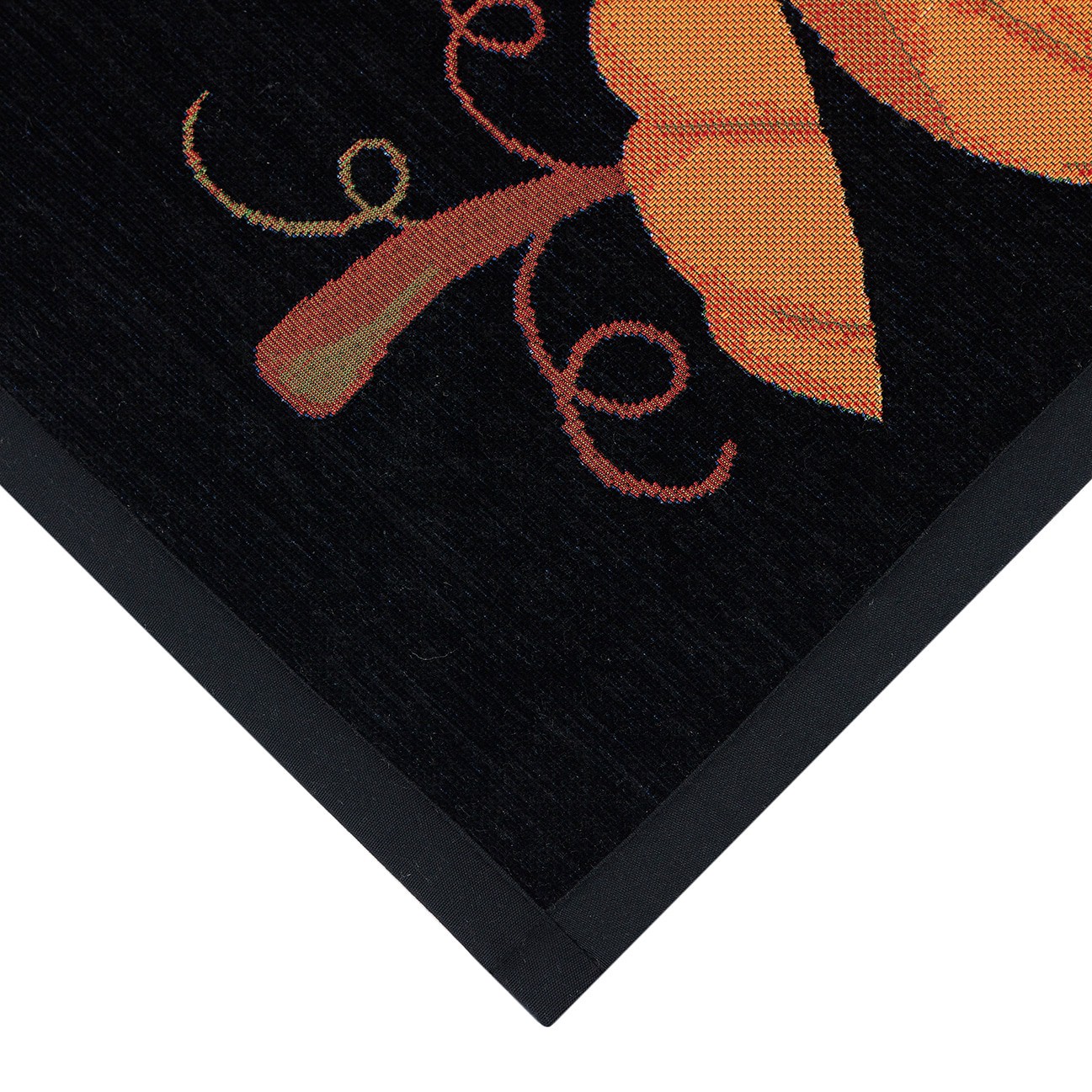 slide 6 of 6, Haunted Living 21-in x 34-in Trick or Treat Non-Slip Grip Indoor Fall Door Mat, 1 ct