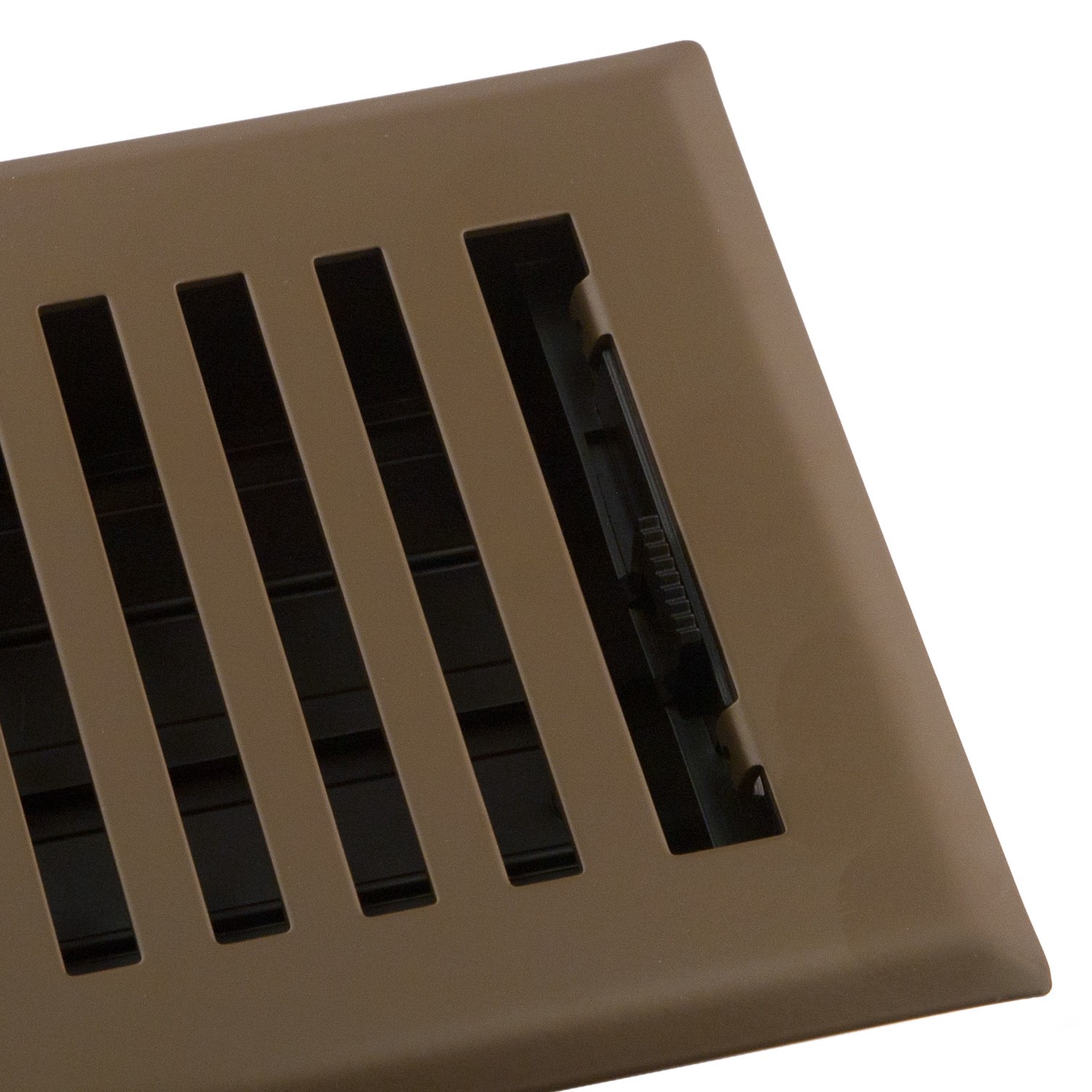 slide 4 of 5, allen + roth 4-in x 10-in Maximum Airflow Steel Brooklyn Brown Floor Register, 1 ct