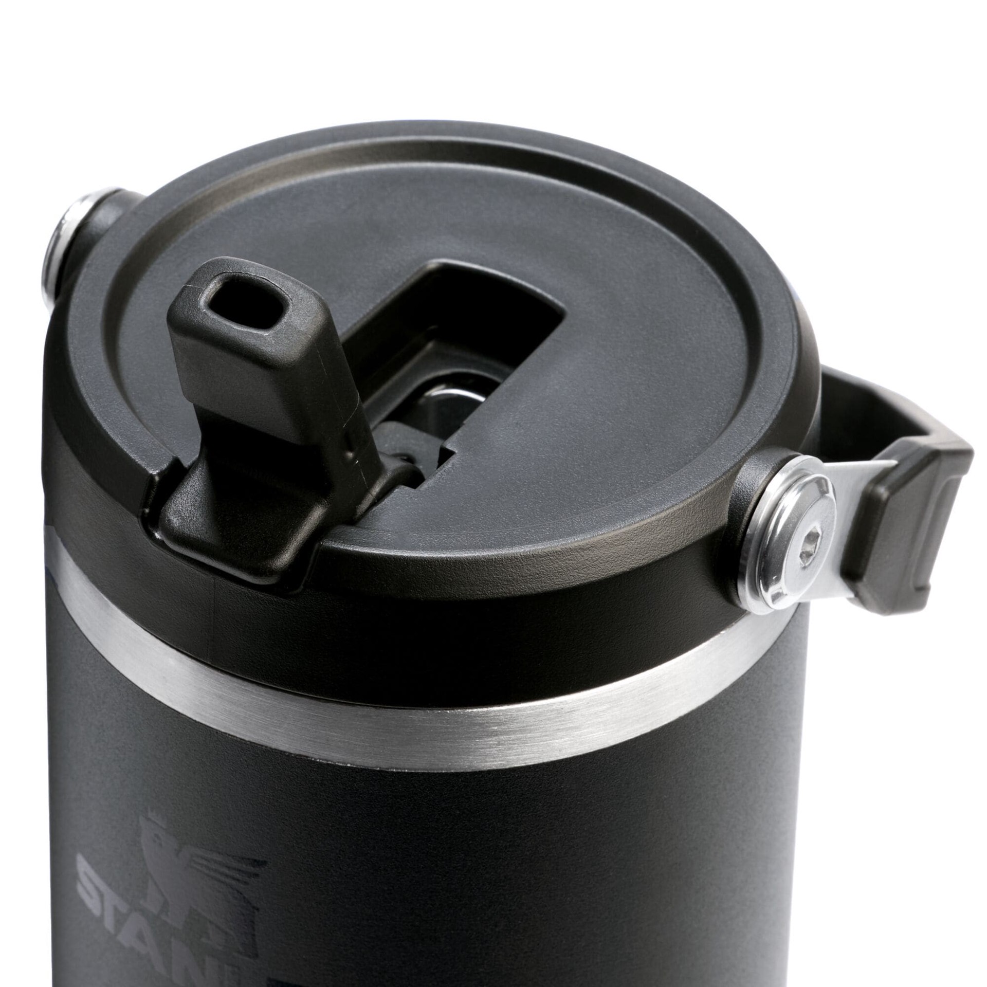 slide 2 of 4, Stanley Iceflow Flip Straw Tumbler 30 -fl oz Stainless steel Insulated Water bottle - Black 2.0, 1 ct