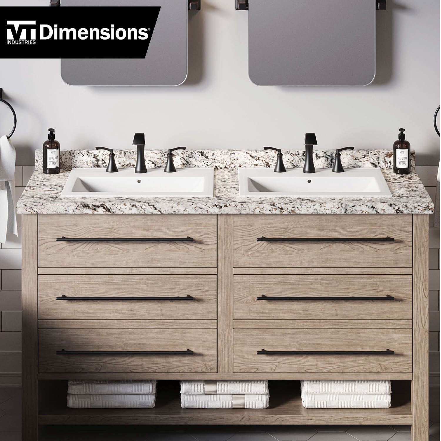 slide 6 of 6, VT Dimensions 28-in W x 0.9-in H x 7.9-in D Avorio Granite - Antique Square Edge Laminate Kitchen countertop end splash, 1 ct