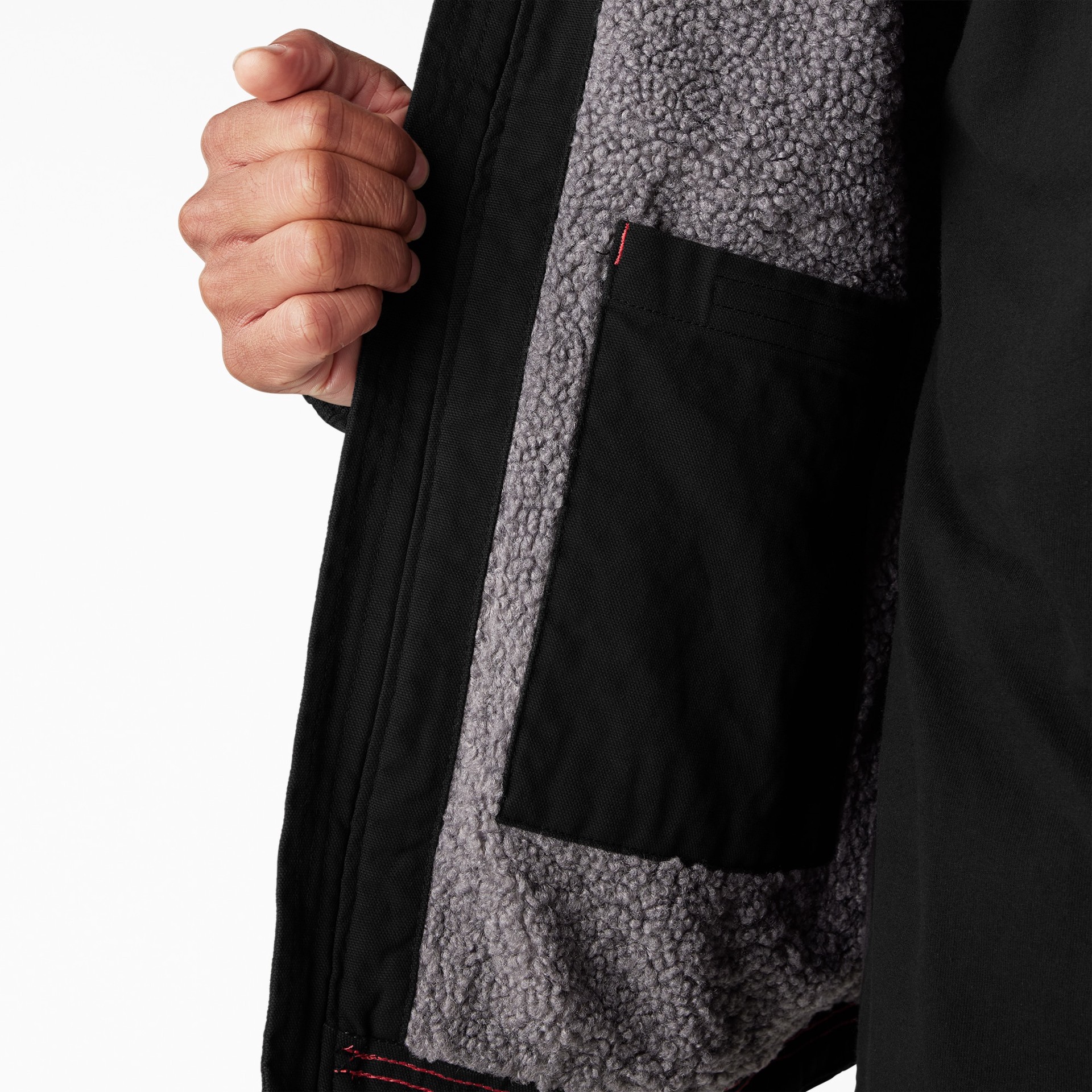 slide 4 of 4, Dickies Men's Black Canvas Insulated Work jacket ( 2XL ), 1 ct