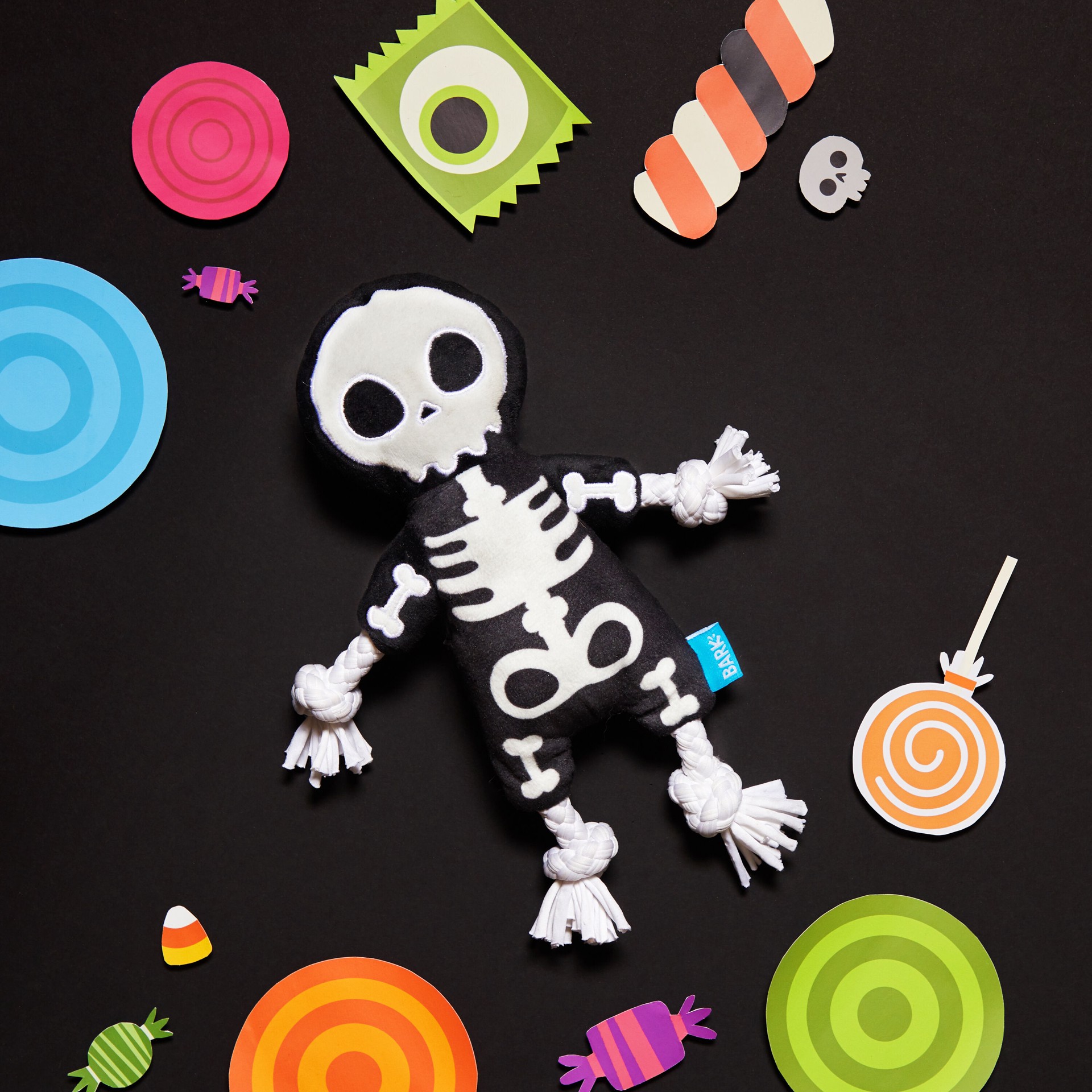 slide 2 of 6, BARK Howloween Nylon Plush Dog Toy, 1 ct