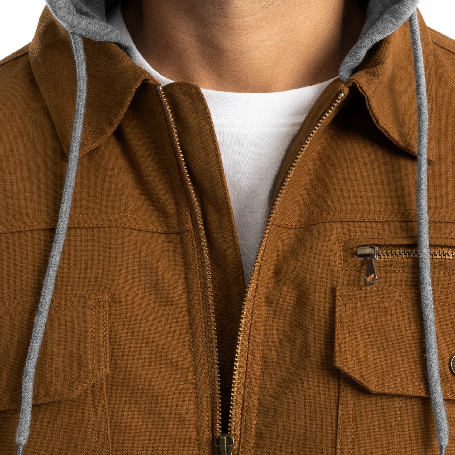 slide 4 of 6, Wrangler Men's Rubber Canvas Quilted jacket ( Medium ), 1 ct