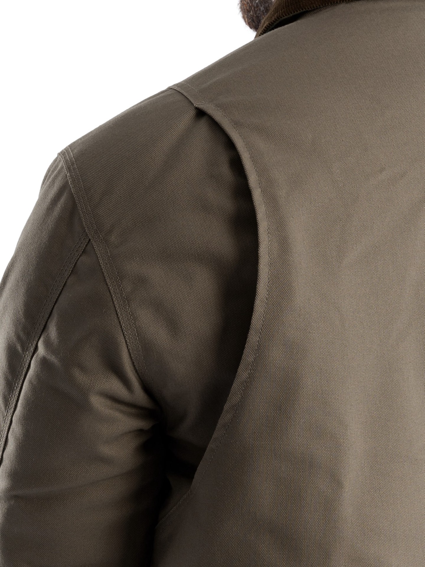 slide 3 of 6, Wrangler Men's CAVIAR/JAVA Corduroy Shirt jacket ( 2XL ), 1 ct