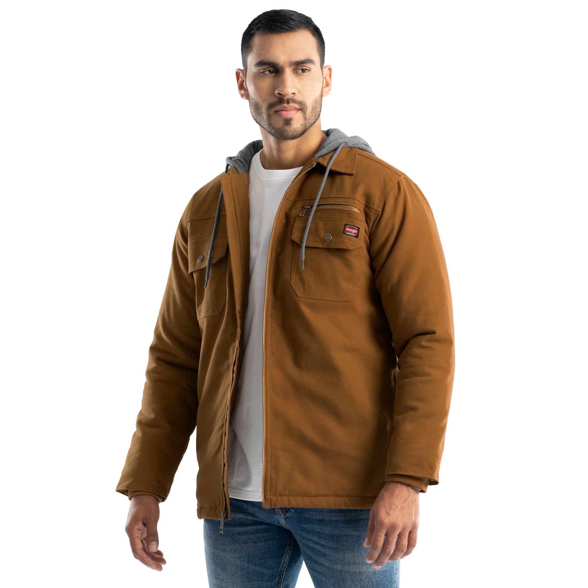 slide 1 of 6, Wrangler Men's Rubber Canvas Quilted jacket ( 2XL ), 1 ct