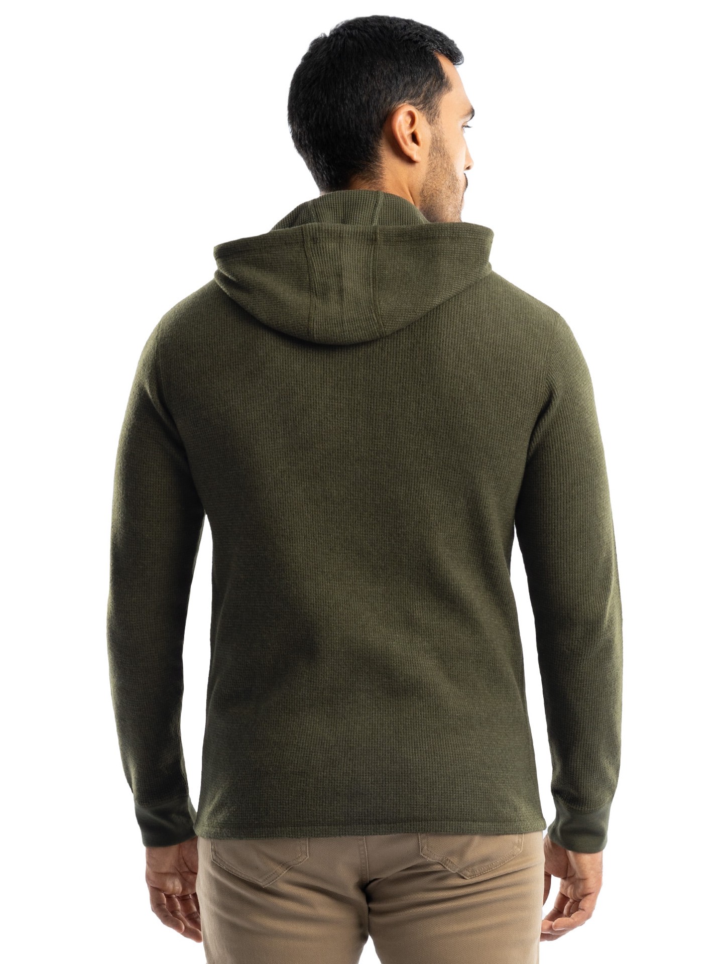 slide 2 of 4, Wrangler Men's OLIVE Knit Hooded Hooded jacket ( Medium ), 1 ct