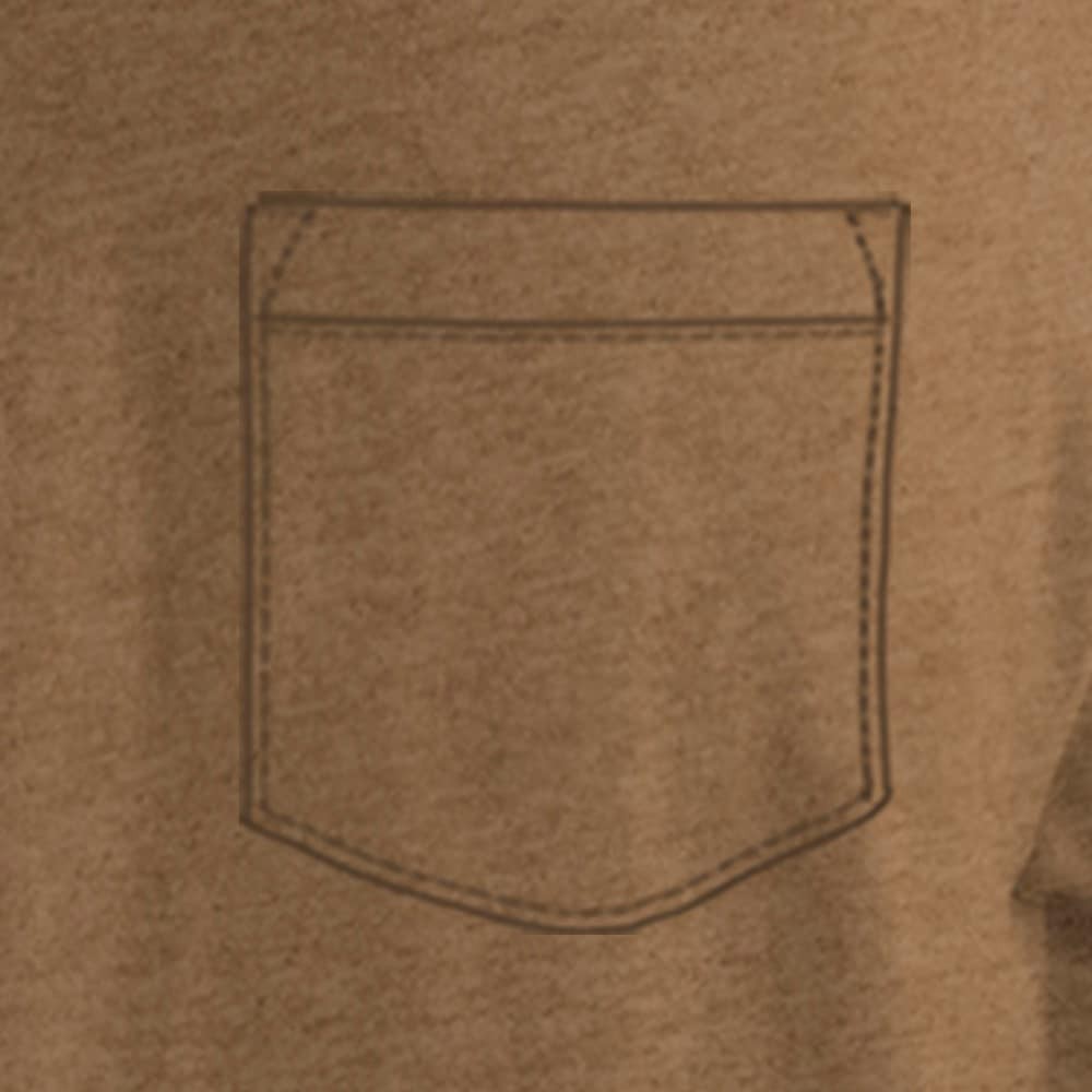 slide 2 of 4, Men's Brown Medium weight Knit Short sleeve Solid T-shirt ( XL ), 1 ct