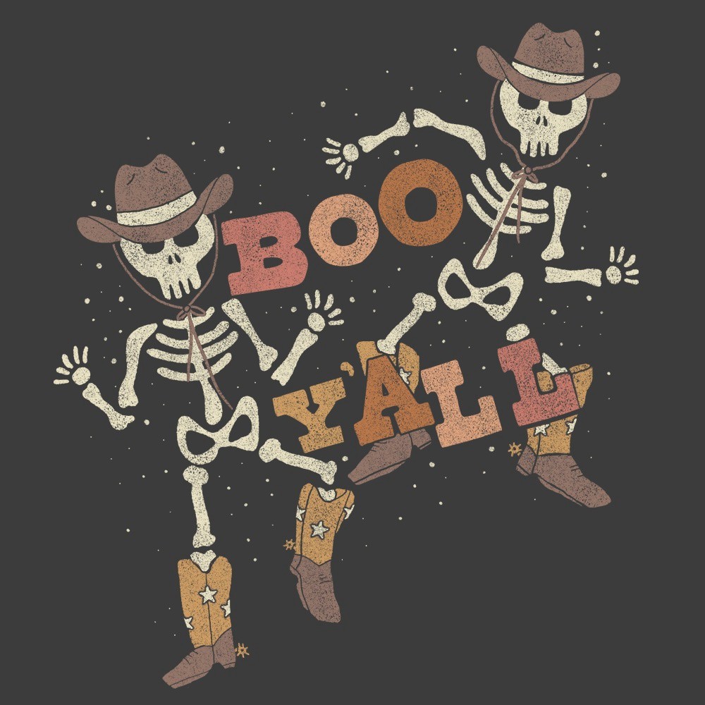 slide 3 of 4, Women's Gray Light weight Knit Short sleeve Graphic Halloween T-shirt ( S ), 1 ct