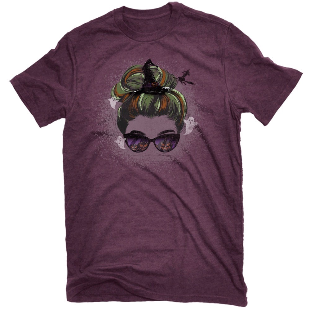 slide 1 of 4, Women's Purple Knit Short sleeve Graphic T-shirt ( Small ), 1 ct