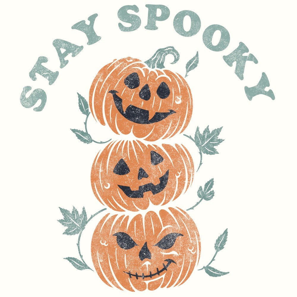 slide 3 of 4, Women's White Light weight Knit Short sleeve Graphic Halloween T-shirt ( XL ), 1 ct