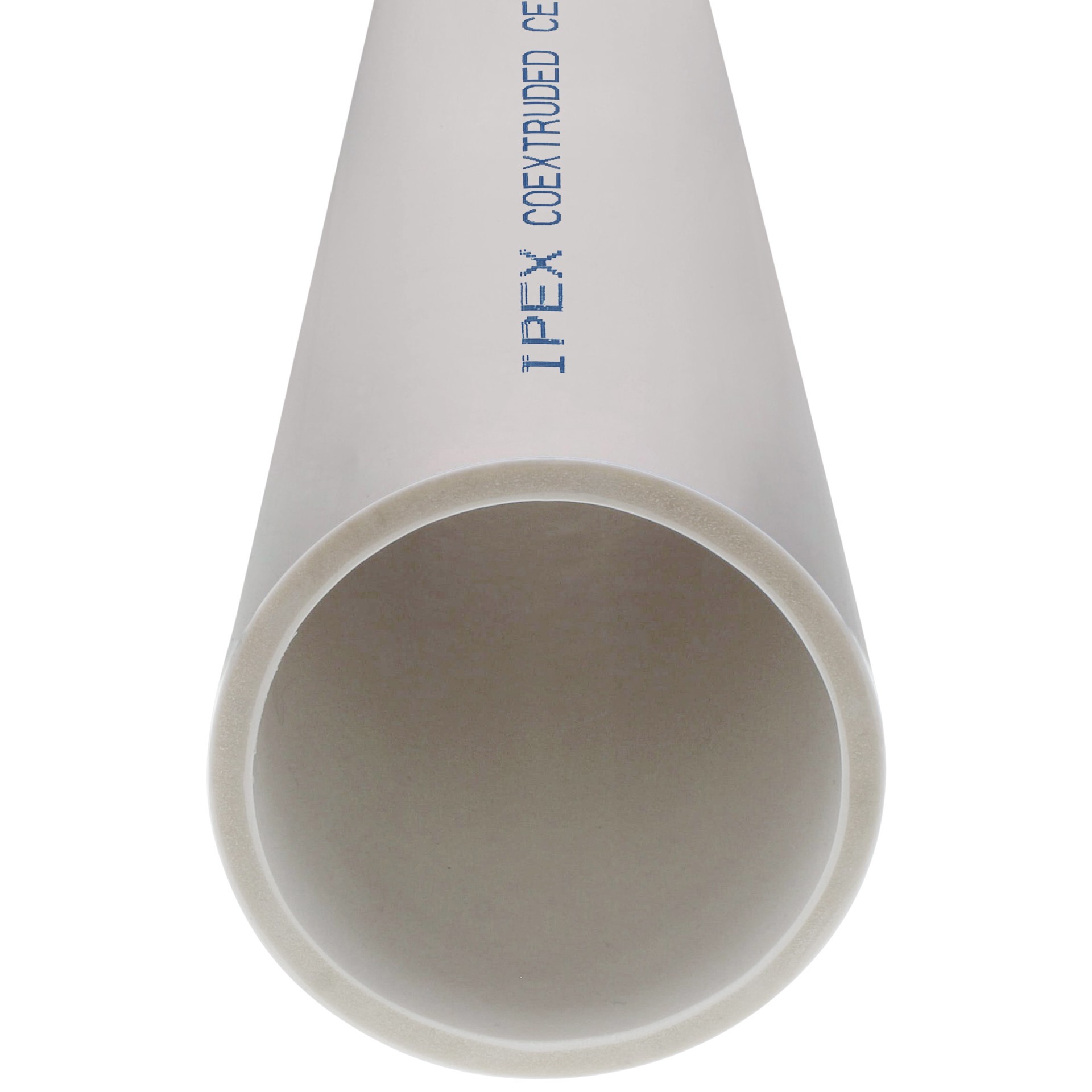 slide 2 of 4, IPEX 3-in x 5-ft PVC DWV Foam Core Pipe, 1 ct