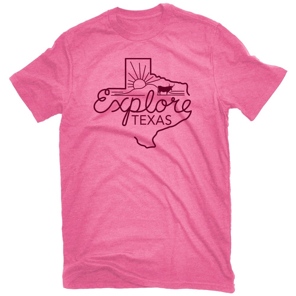 slide 1 of 4, Women's Pink Light weight Knit Short sleeve Graphic T-shirt ( Large ), 1 ct