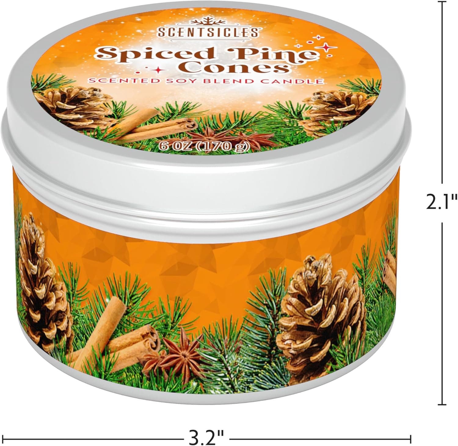 slide 5 of 5, ScentSicles 2.1-in Candle, 1 ct