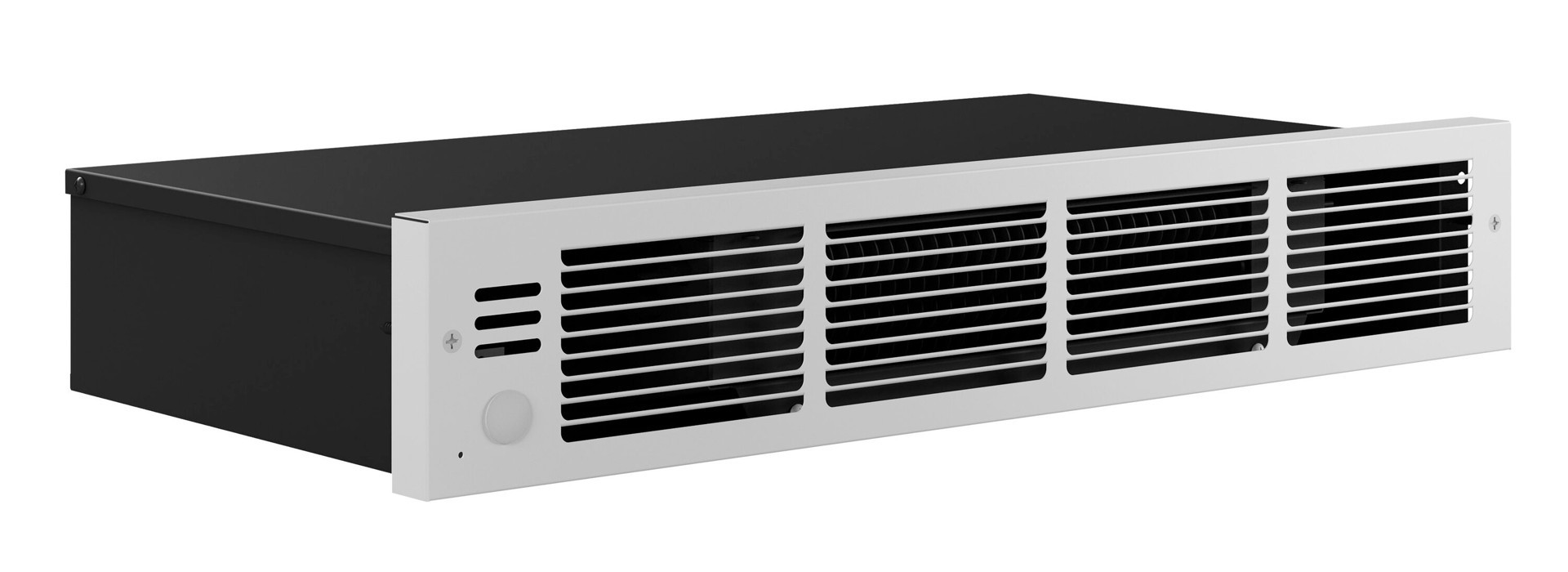 slide 3 of 6, Cadet UCH Up to 1800-Watt 120/240 -Volt Forced air Heater ( 21.25-in L x 3.75-in H Grille ), 1 ct