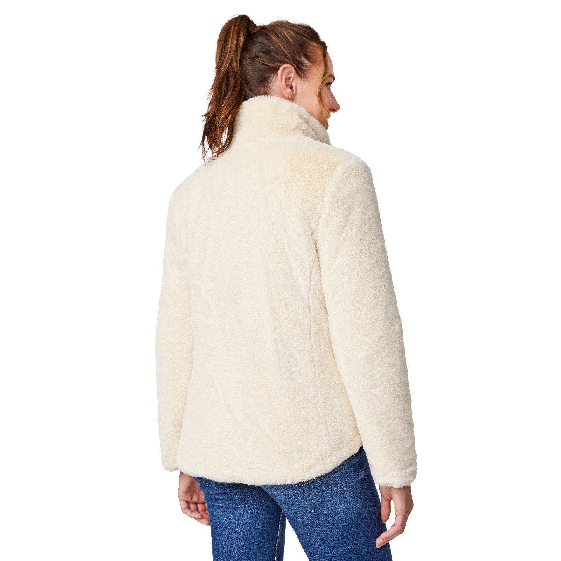 slide 6 of 6, Free Country Cirrus Women's Oat Fleece Reversible jacket ( Medium ), 1 ct
