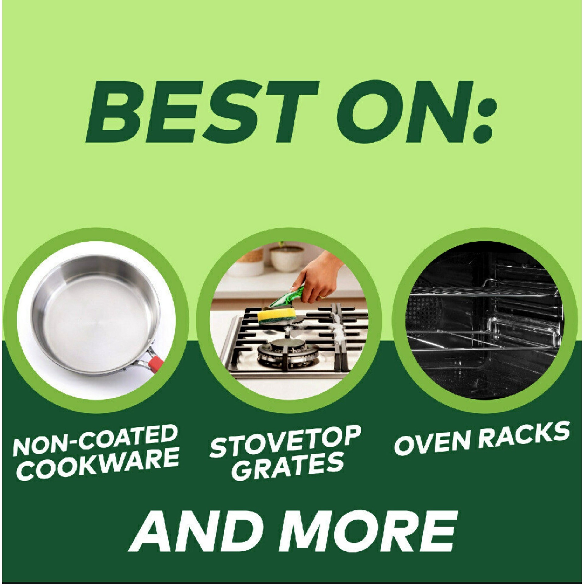 slide 4 of 6, Scotch-Brite Heavy Duty Poly fiber Dish wand with Soap Dispenser, 1 ct