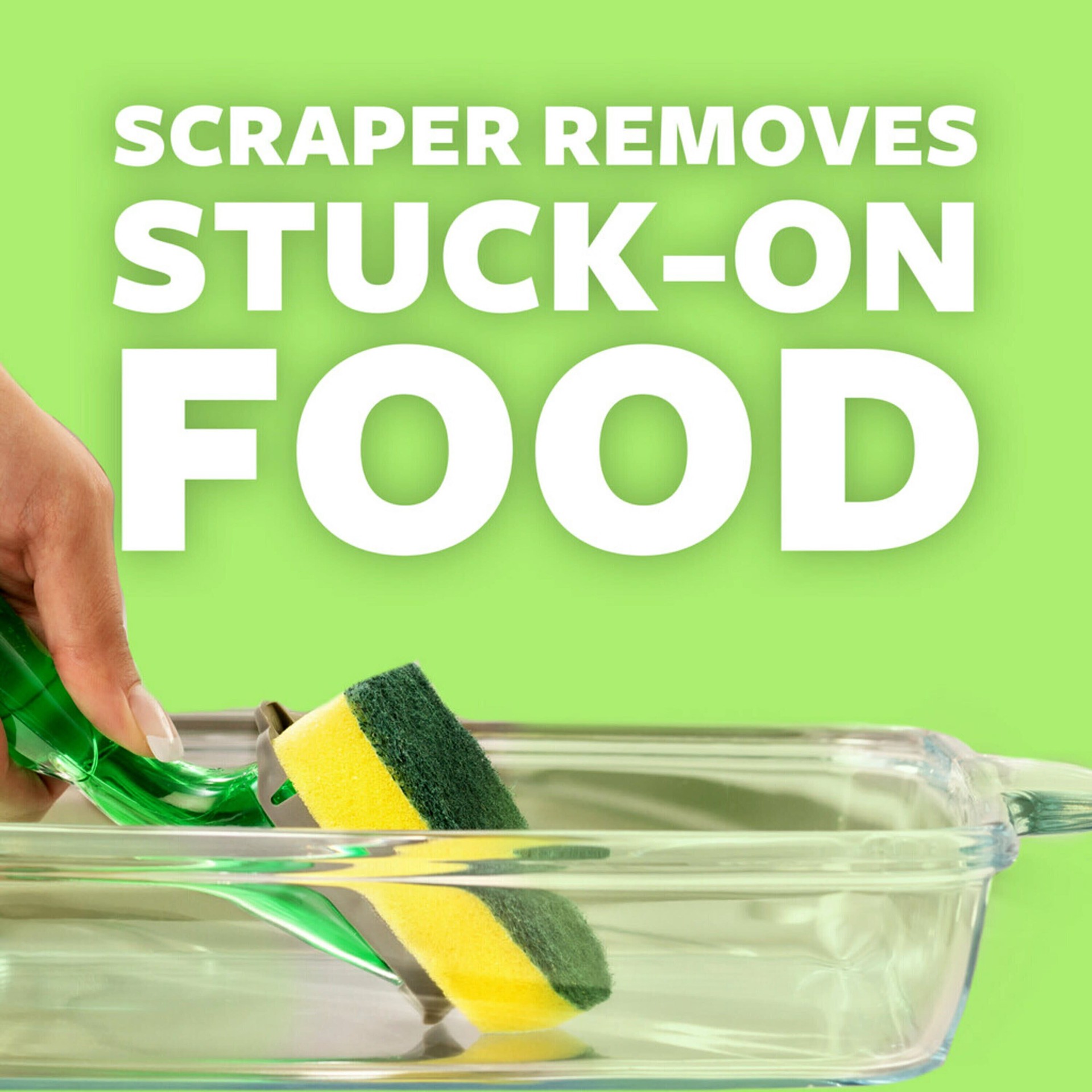 slide 6 of 6, Scotch-Brite Heavy Duty Poly fiber Dish wand with Soap Dispenser, 1 ct