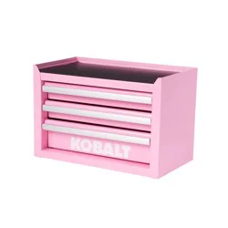 Kobalt mini 11.1-in W x 7.36-in H x 6.14-in D 3 -Drawer Pink Steel Tool Box