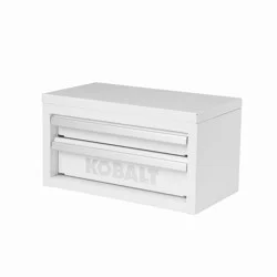 Kobalt mini 10.83-in W x 5.91-in H x 5.91-in D 2 -Drawer White Steel Tool Box