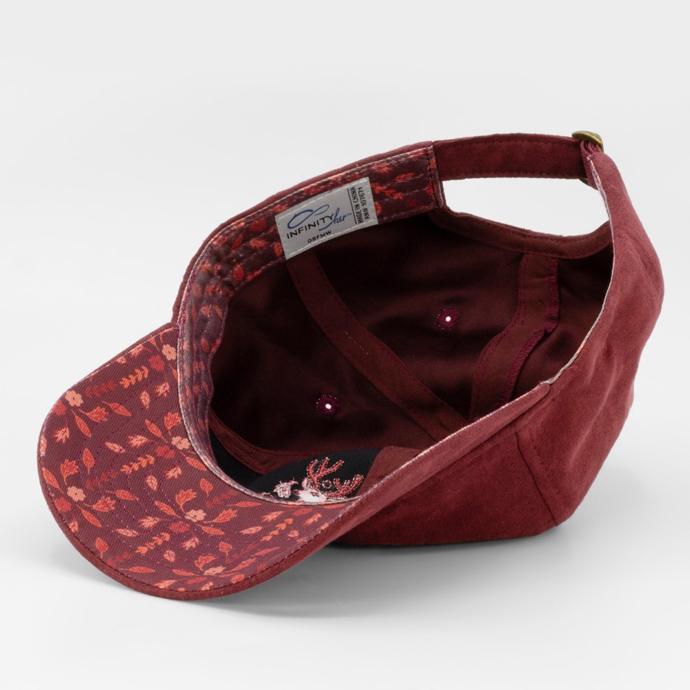 slide 3 of 6, Infinity Brands Women's Marroon Cotton/Polyester Baseball cap, 1 ct