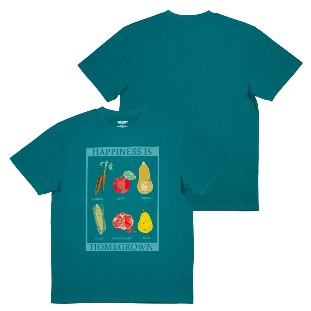 slide 4 of 4, Infinity Brands Women's Green Medium weight Knit Short sleeve Graphic T-shirt ( XL ), 1 ct