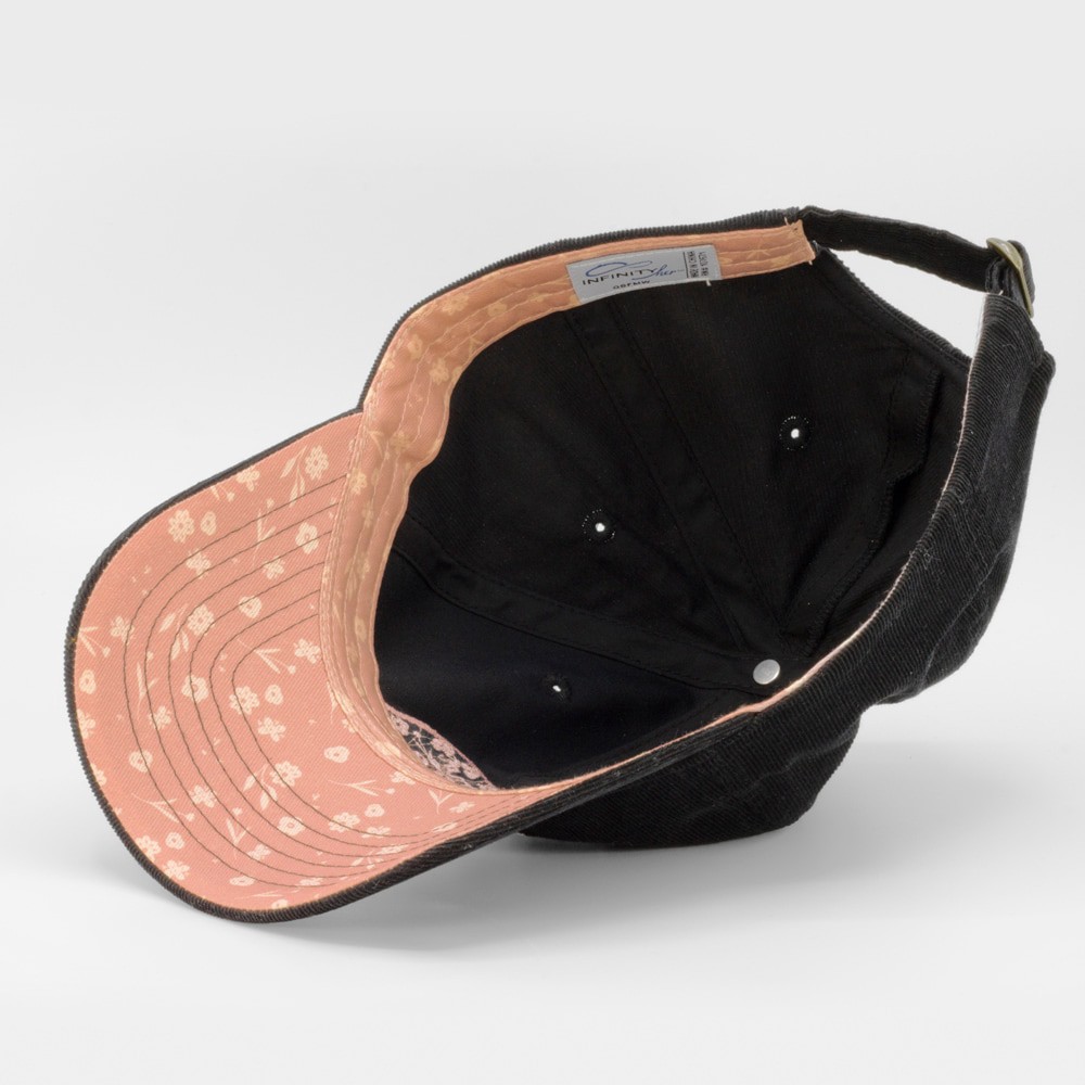 slide 3 of 6, Infinity Brands Women's Black Cotton Baseball cap, 1 ct