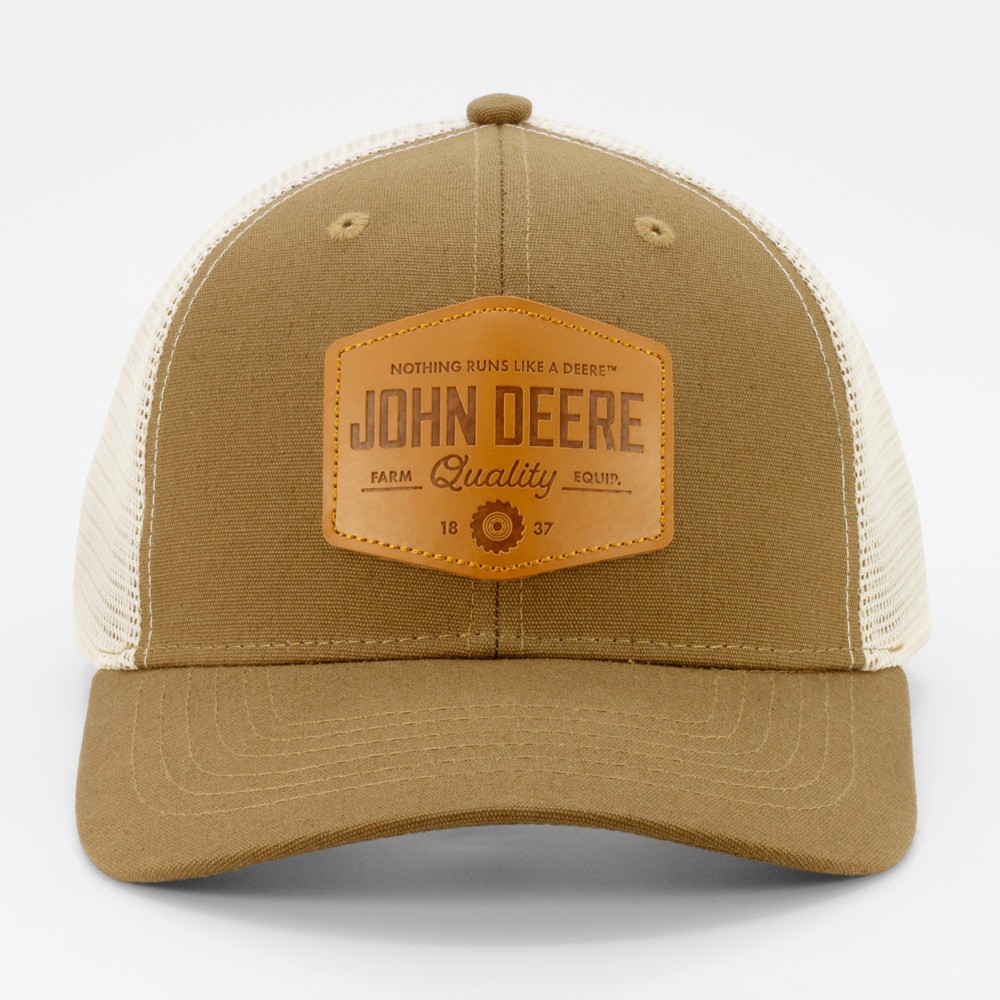 slide 2 of 4, John Deere Men's Tan/Khaki Cotton/Polyester Baseball cap, 1 ct