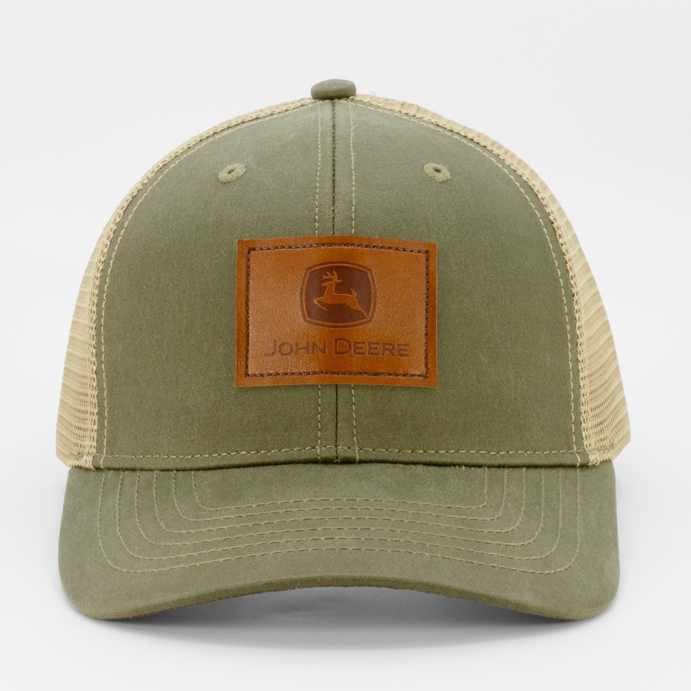 slide 2 of 4, John Deere Men's Dark Green/Khaki Cotton/Polyester Baseball cap, 1 ct