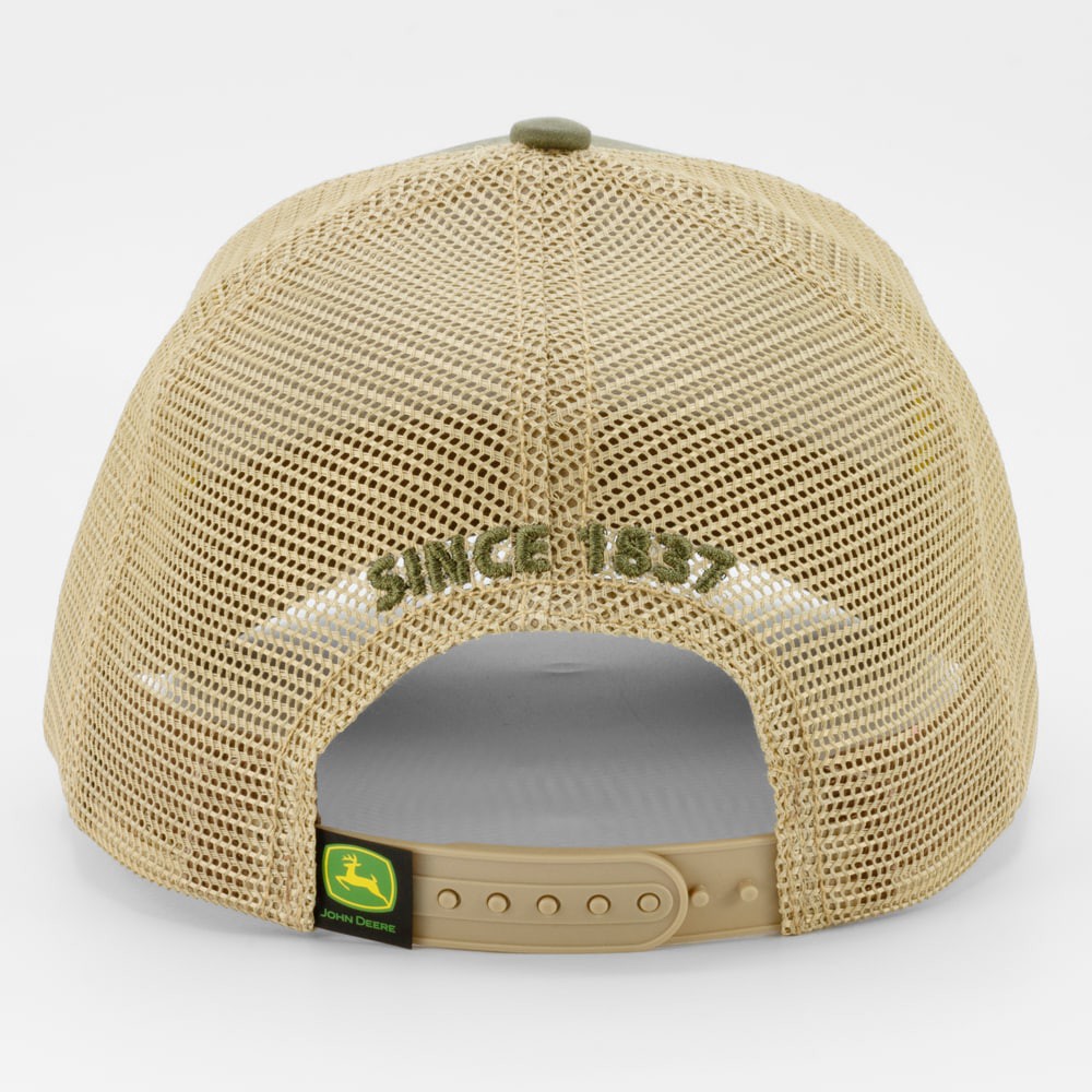 slide 4 of 4, John Deere Men's Dark Green/Khaki Cotton/Polyester Baseball cap, 1 ct