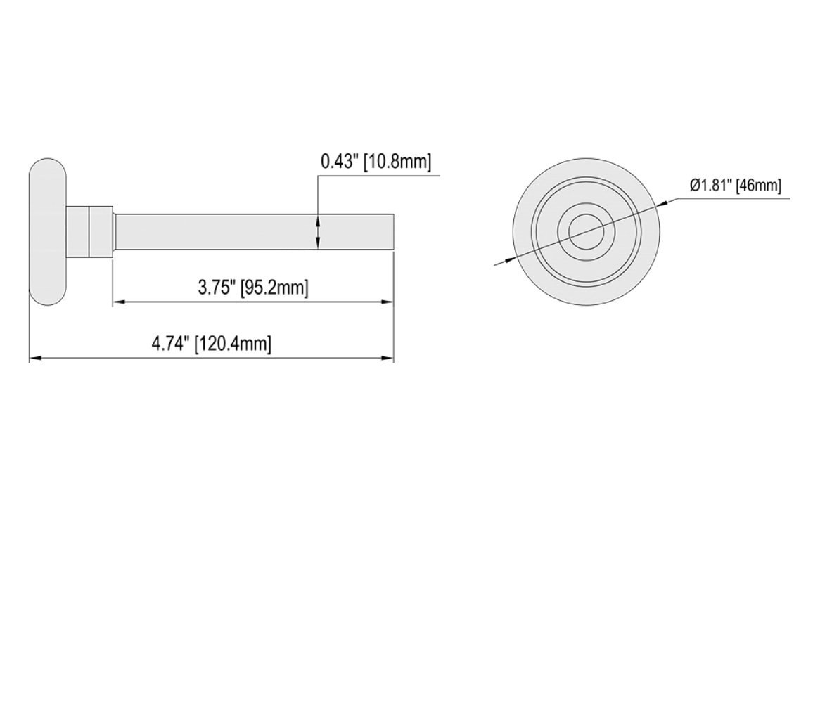 slide 3 of 5, RELIABILT Garage Door Ball Bearing White Nylon and steel Roller 2 -Pack, 1 ct