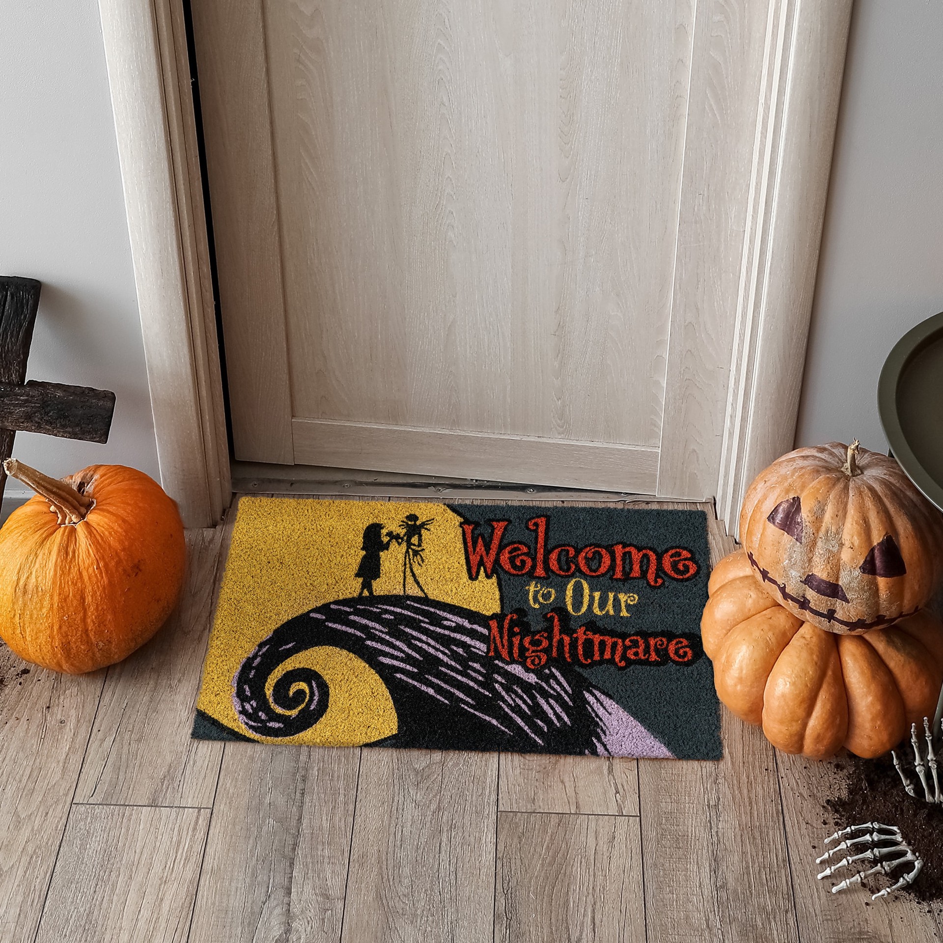 slide 3 of 6, Disney 18-in x 30-in Multicolor Coir Non-Slip Grip Indoor or outdoor Door Mat, 1 ct