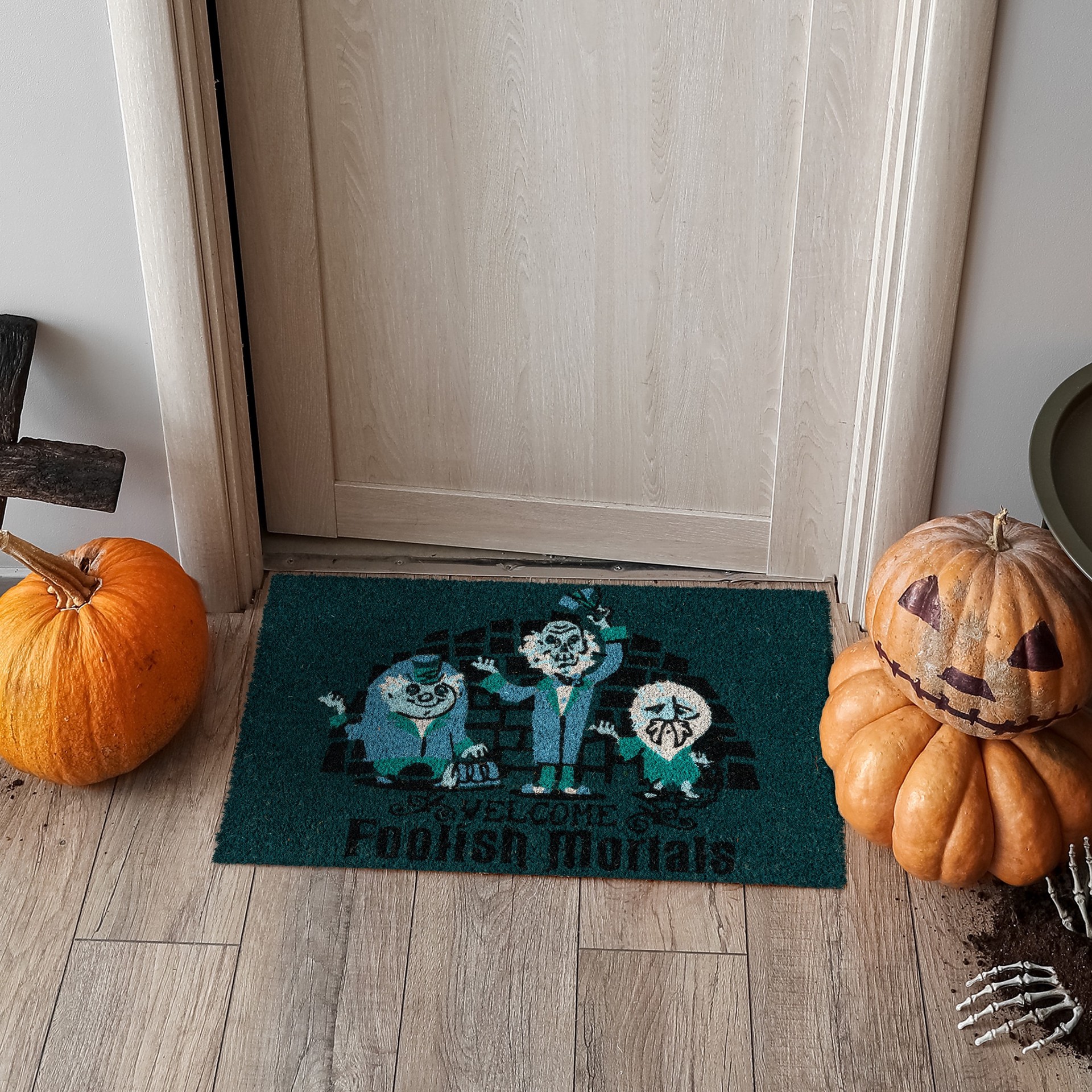 slide 3 of 6, Disney 18-in x 30-in Multicolored Coir Non-Slip Grip Indoor or outdoor Door Mat, 1 ct