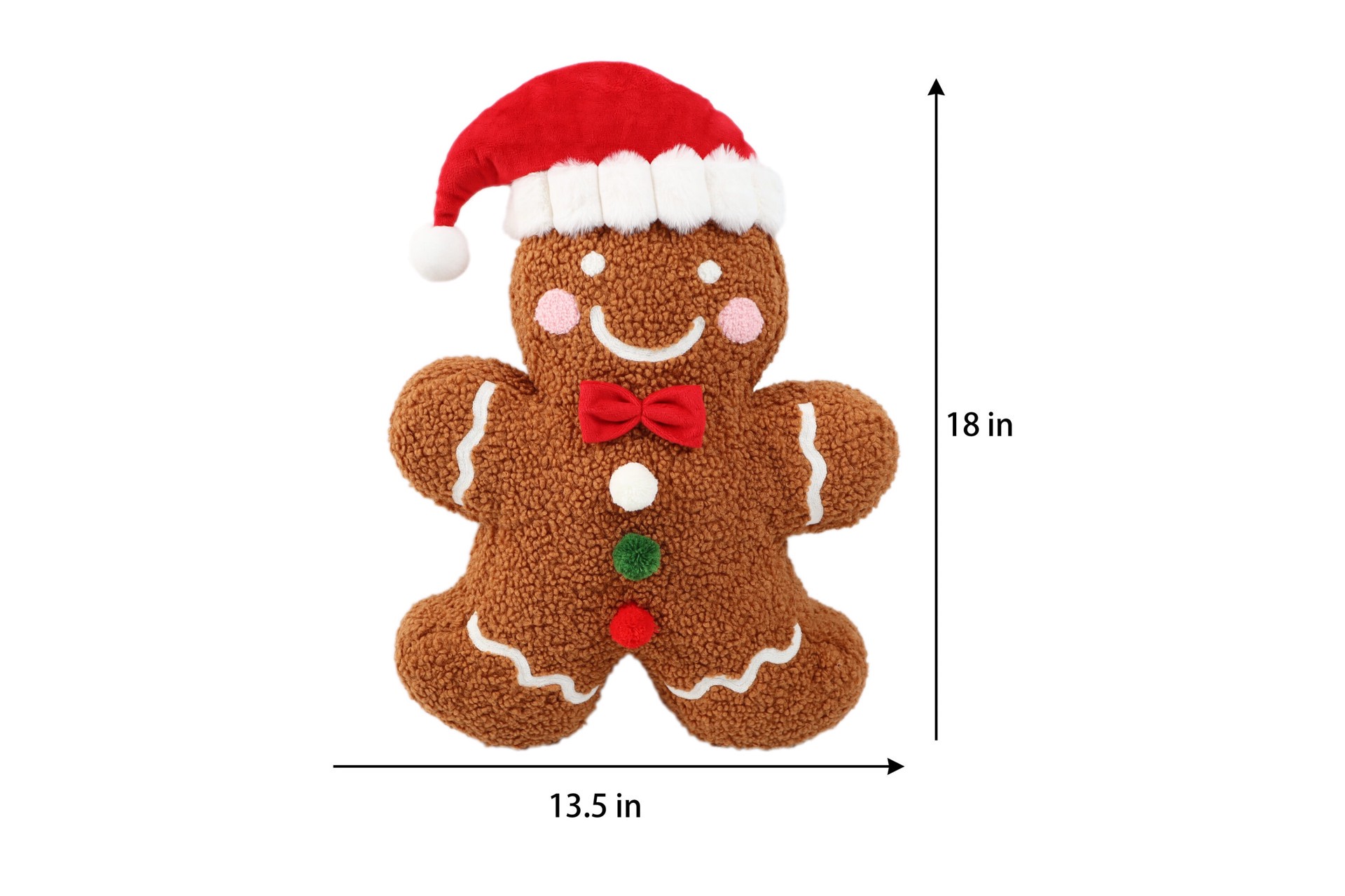 slide 2 of 6, Holiday Living Christmas 13-in x 18-in Multi Novelty Indoor Decorative Pillow, 1 ct