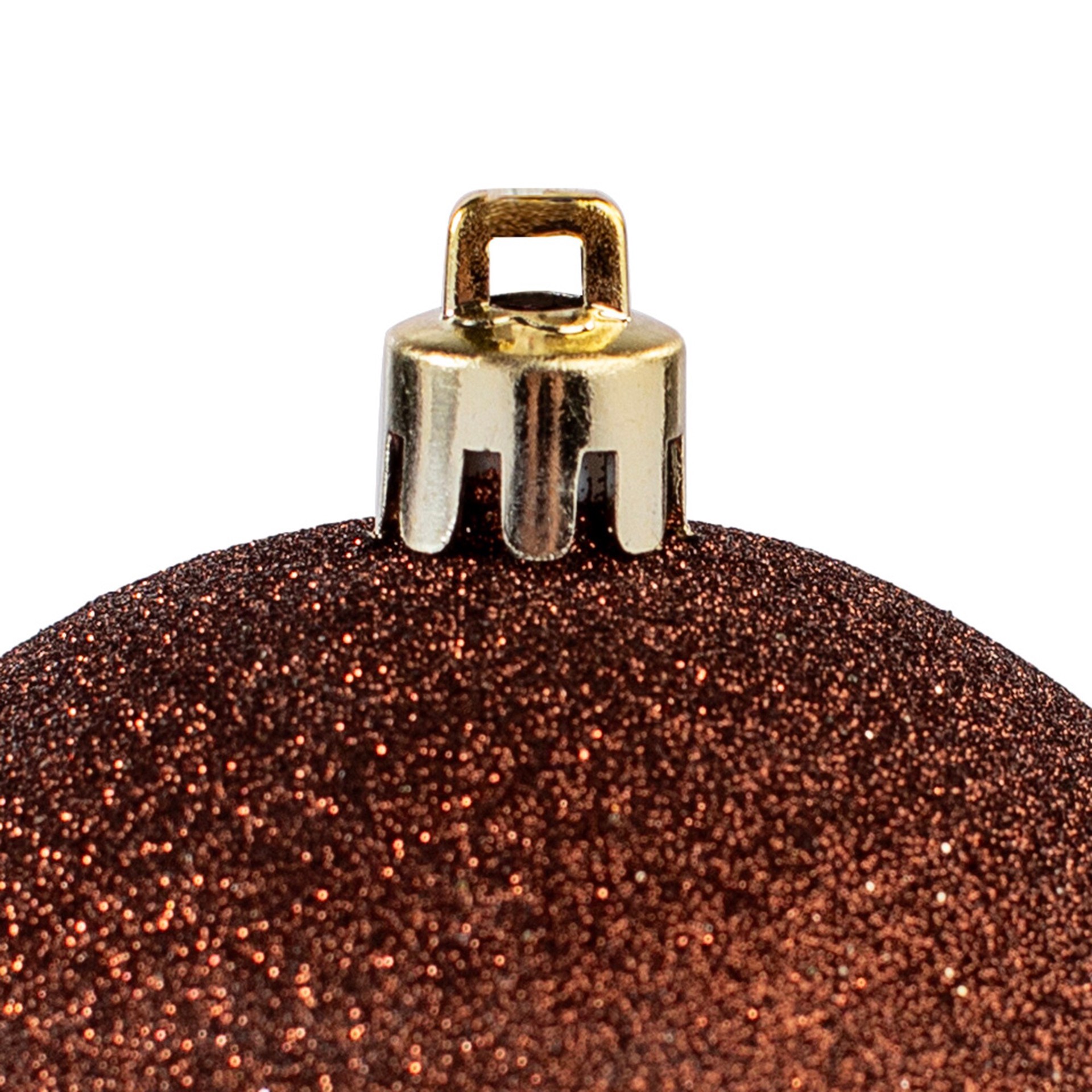 slide 4 of 5, Holiday Living 4 -Pack Multiple colors/finishes Ball Standard Indoor Ornament set, 1 ct