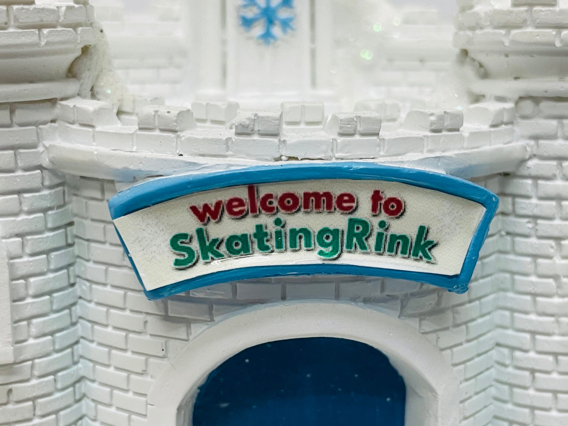 slide 2 of 5, Carole Towne Ice Park Palace Animatronic Lighted Musical Village scene, 1 ct