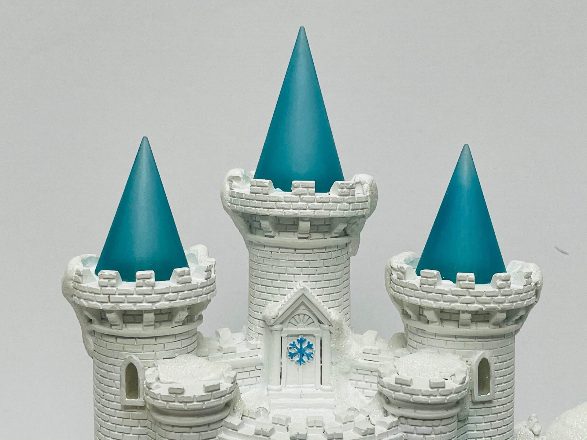 slide 5 of 5, Carole Towne Ice Park Palace Animatronic Lighted Musical Village scene, 1 ct