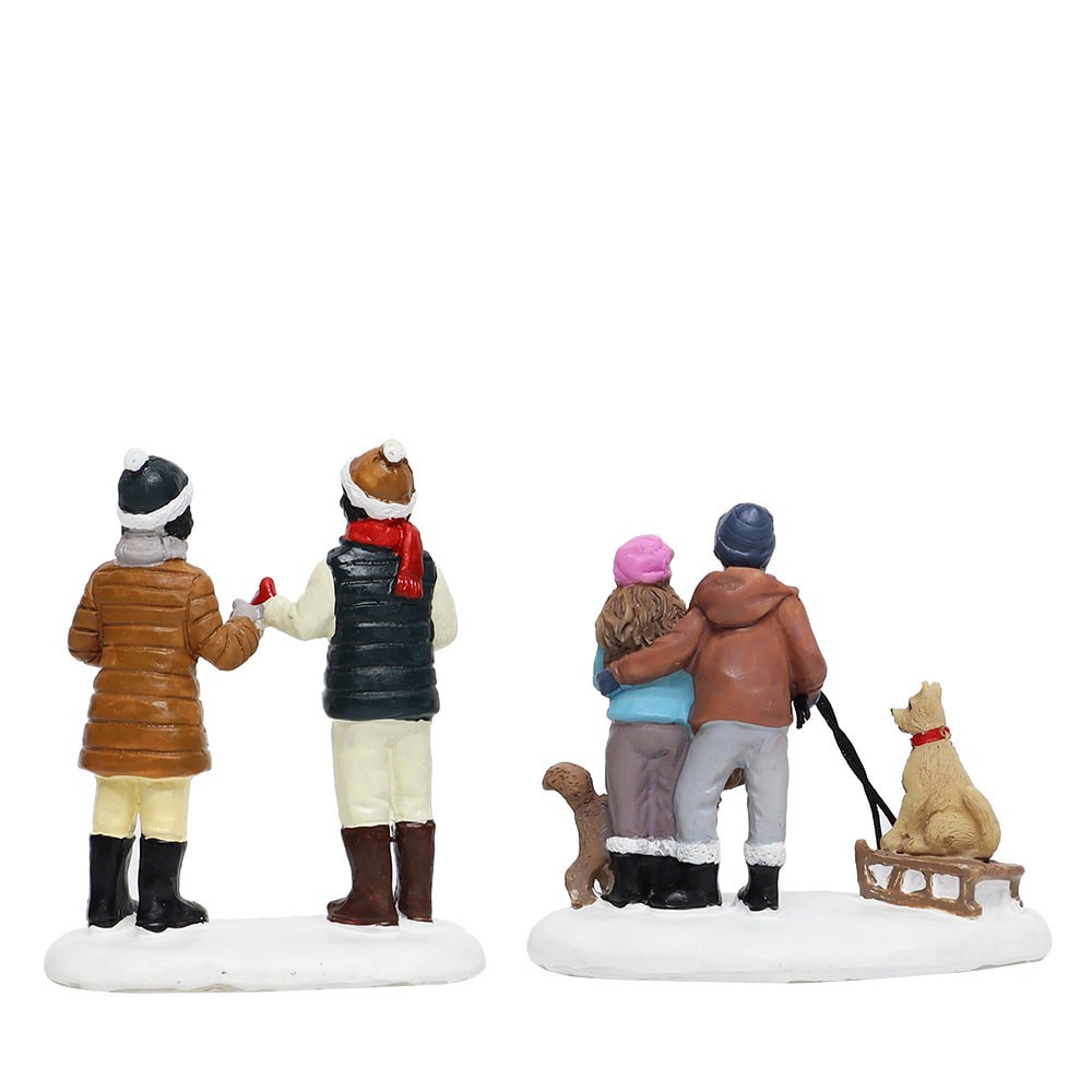 slide 3 of 6, Carole Towne Winter Villagers Village scene, 1 ct