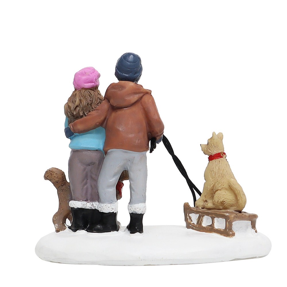 slide 5 of 6, Carole Towne Winter Villagers Village scene, 1 ct