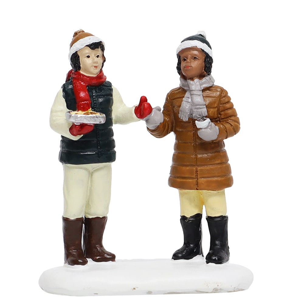 slide 6 of 6, Carole Towne Winter Villagers Village scene, 1 ct