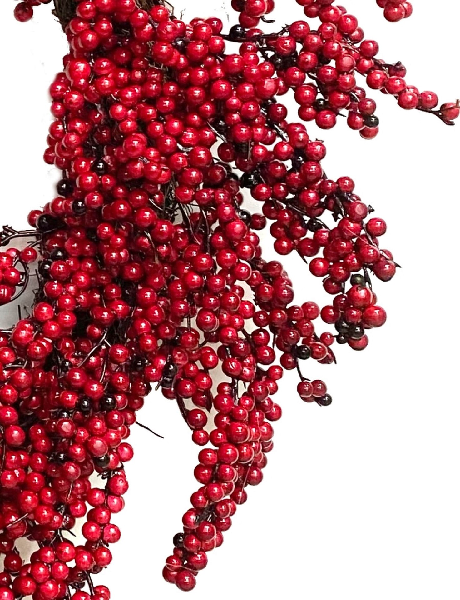 slide 5 of 6, Holiday Living 26-in Indoor (non powered) Red Berry Artificial Christmas Wreath, 1 ct