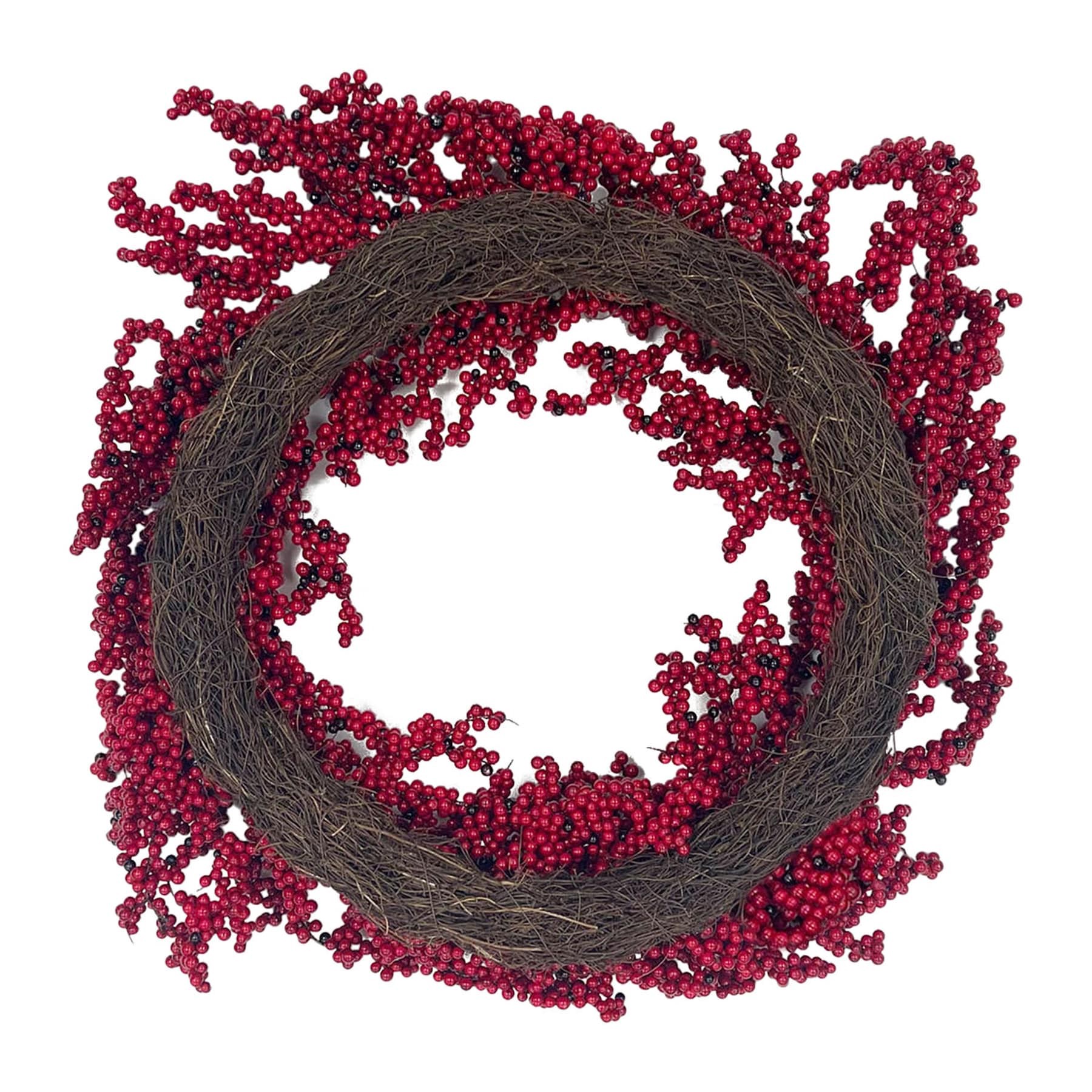 slide 6 of 6, Holiday Living 26-in Indoor (non powered) Red Berry Artificial Christmas Wreath, 1 ct