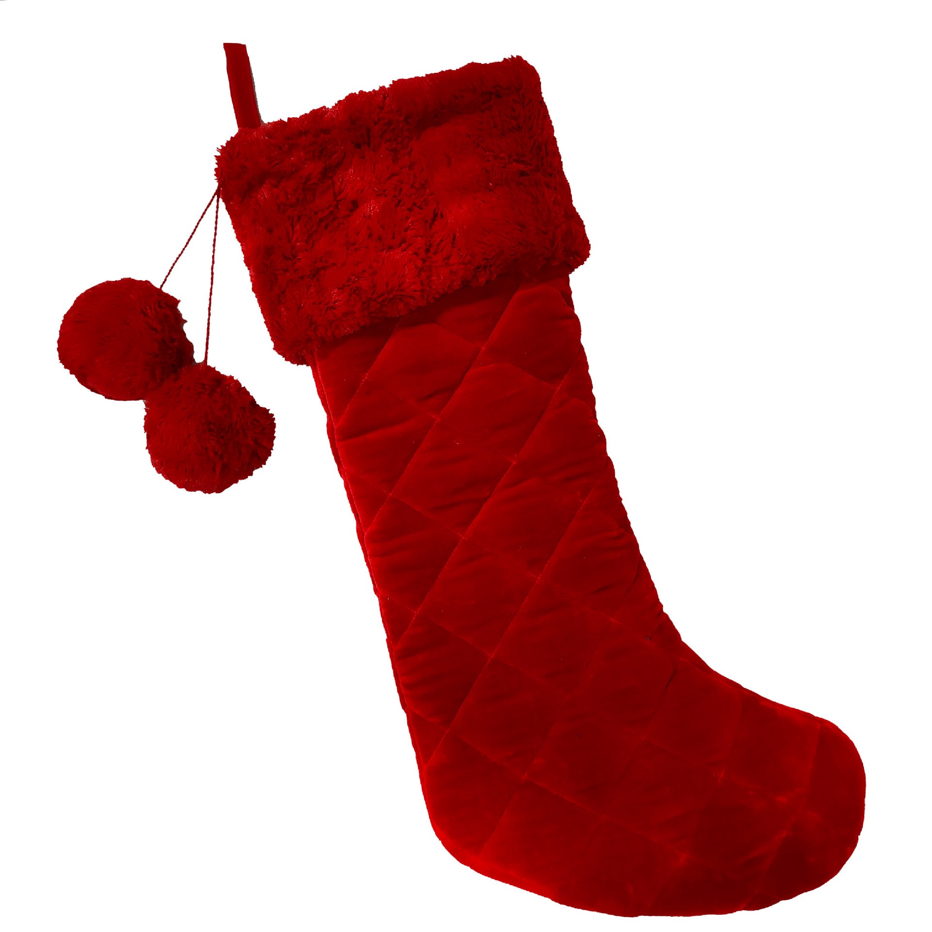 slide 2 of 4, Holiday Living 19-in Red Christmas Stocking, 1 ct