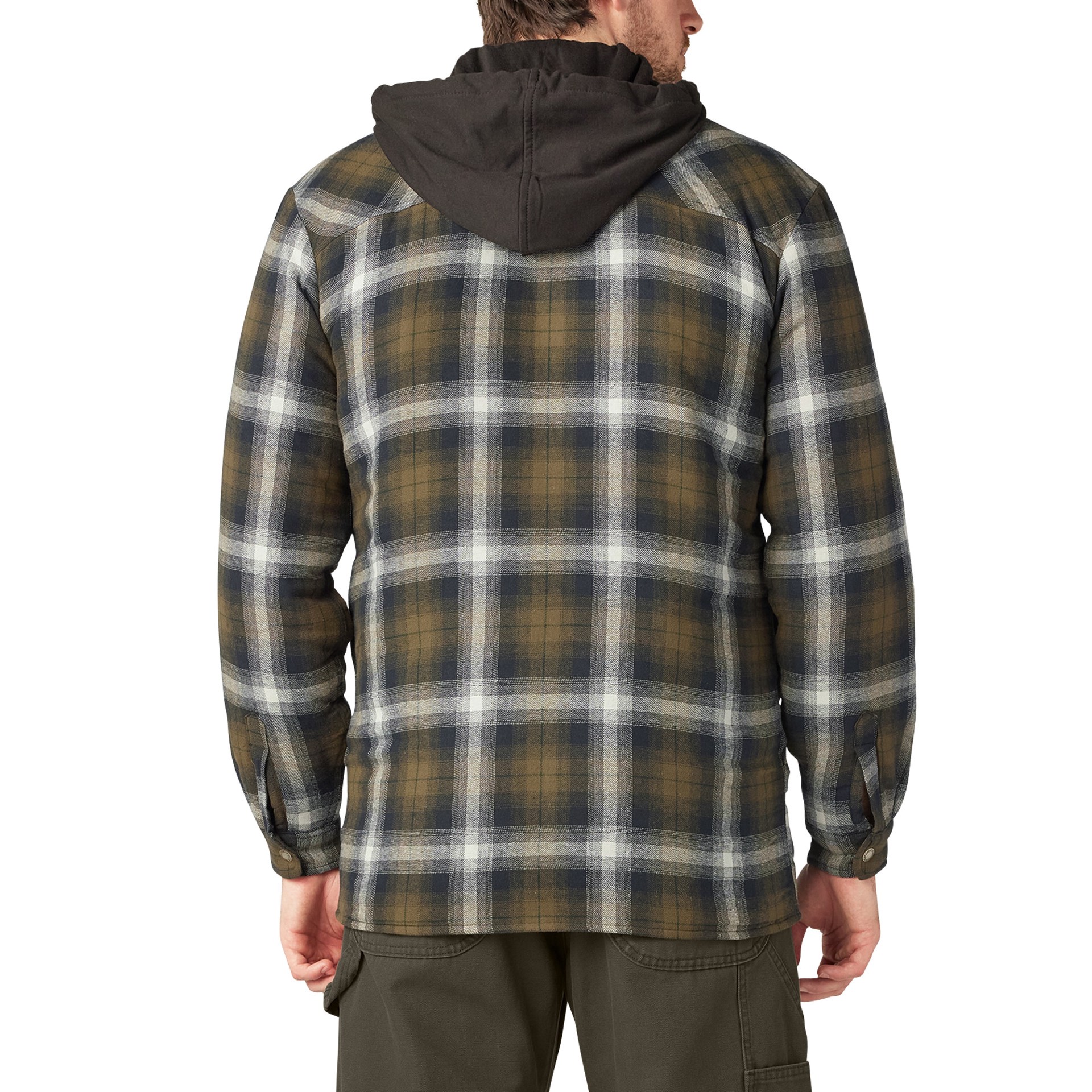 slide 2 of 4, Dickies Men's Charcoal Flannel Shirt jacket ( Medium ), 1 ct