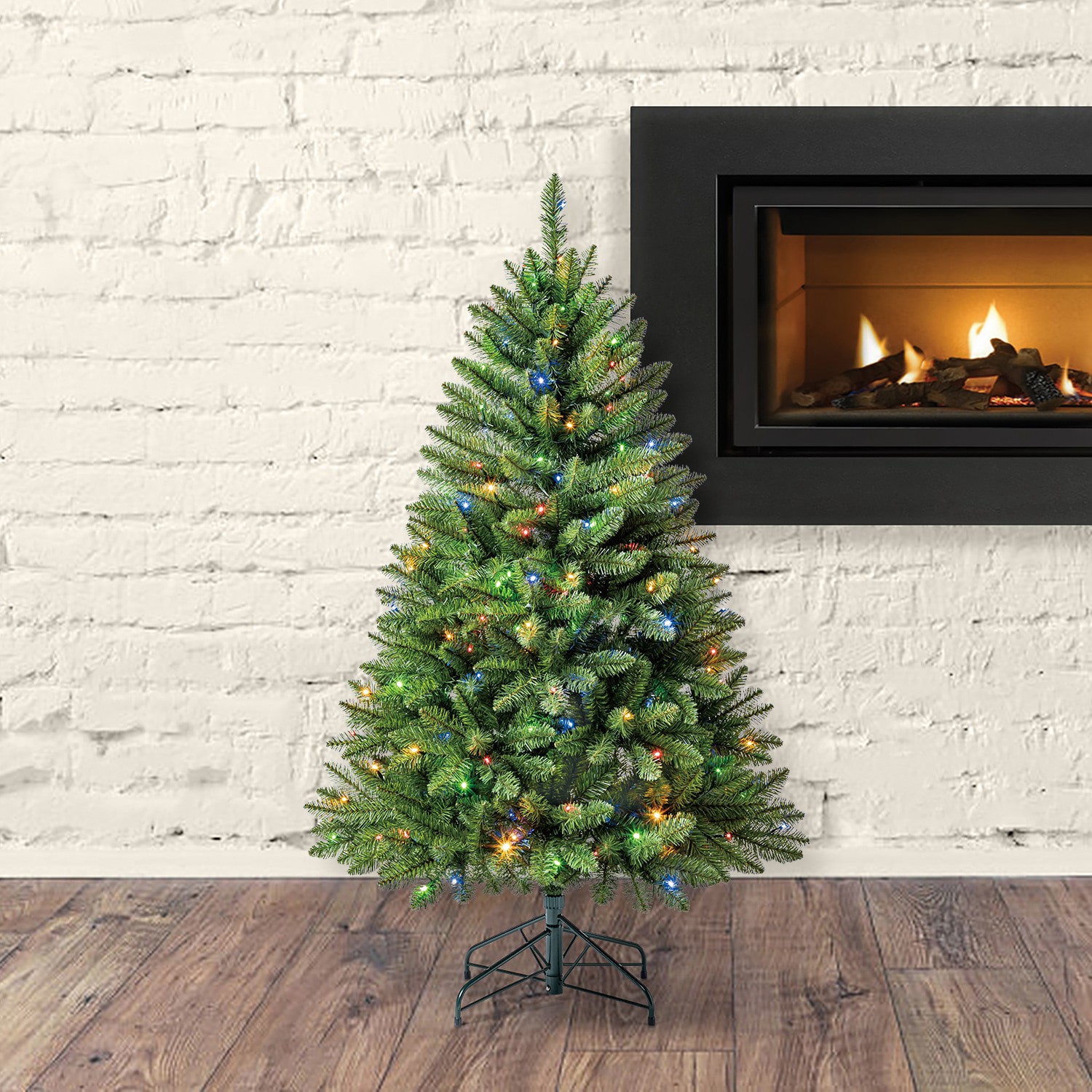 slide 6 of 6, Holiday Living 5-ft Greensboro Pre-lit Artificial Christmas Tree with Color Changing LED Lights, 1 ct