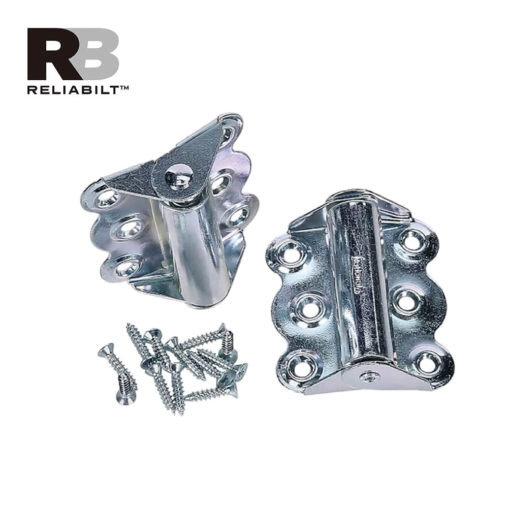 slide 5 of 6, RELIABILT 2.75-in Silver Steel Hold Open Screen/Storm door hinge 2 -Pack, 1 ct